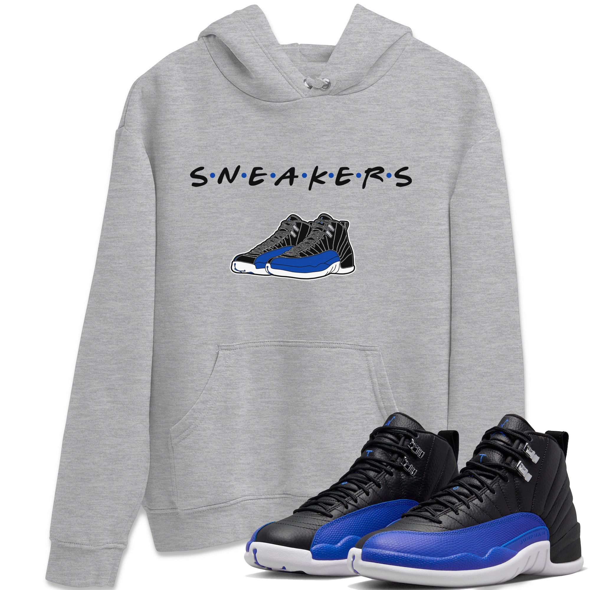 snkmatchs Unisex Tops - Air Jordan 12 Hyper Royal