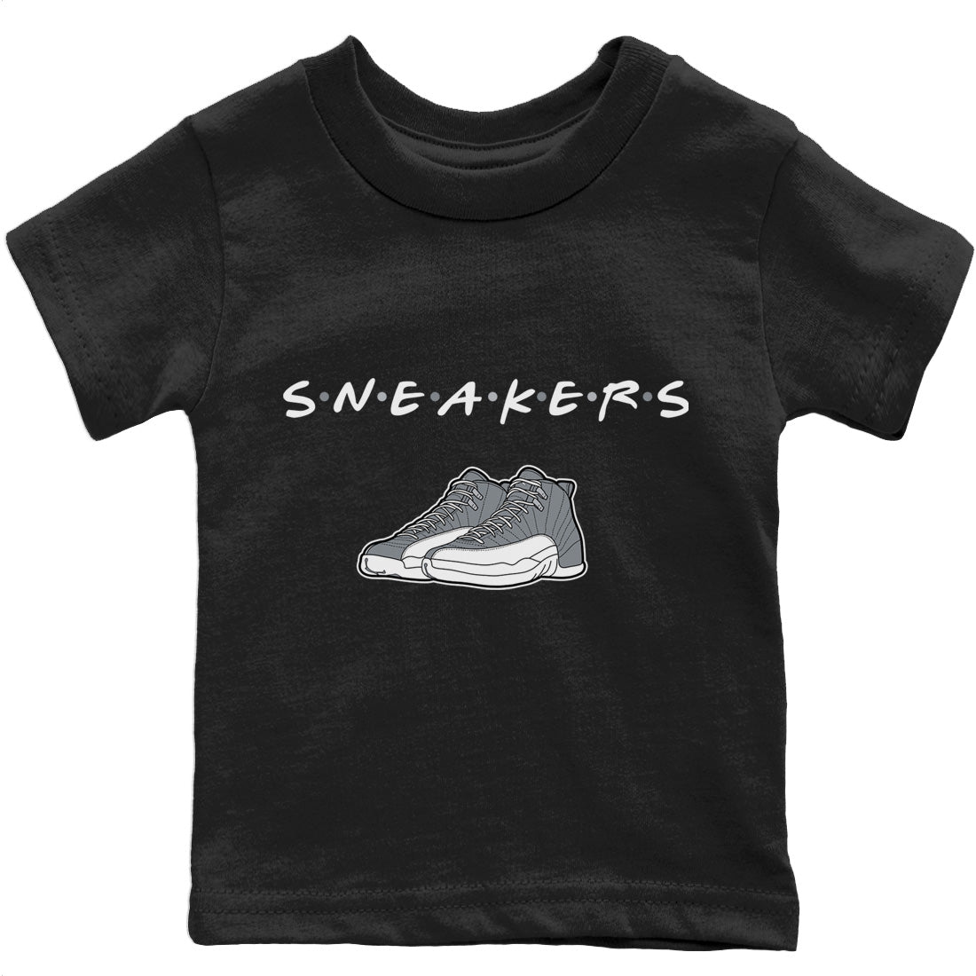 snkmatchs Kids Tops - Air Jordan 12 Stealth