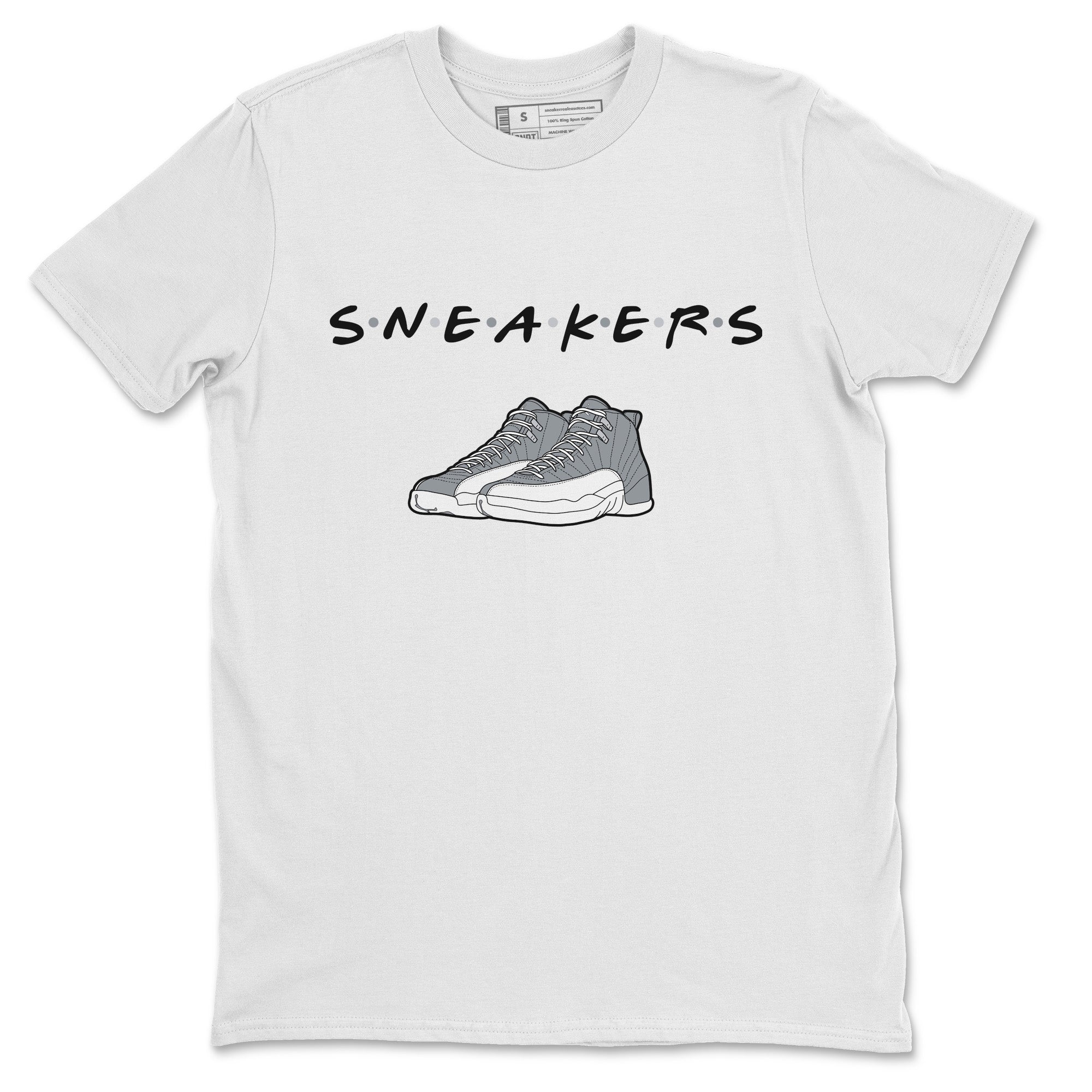 snkmatchs Unisex Tops - Air Jordan 12 Stealth