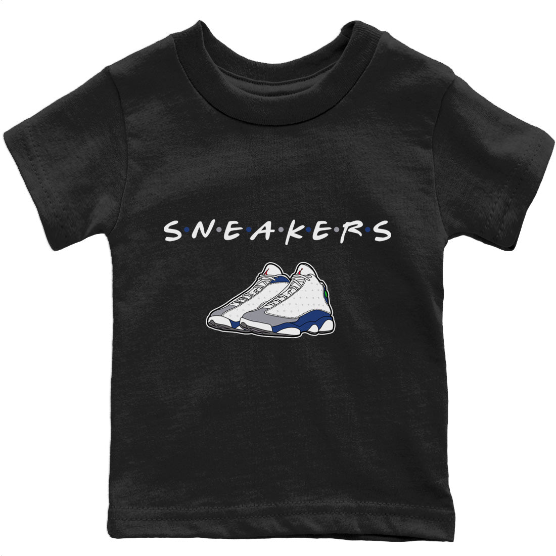 snkmatchs Kids Tops - Air Jordan 13 French Blue