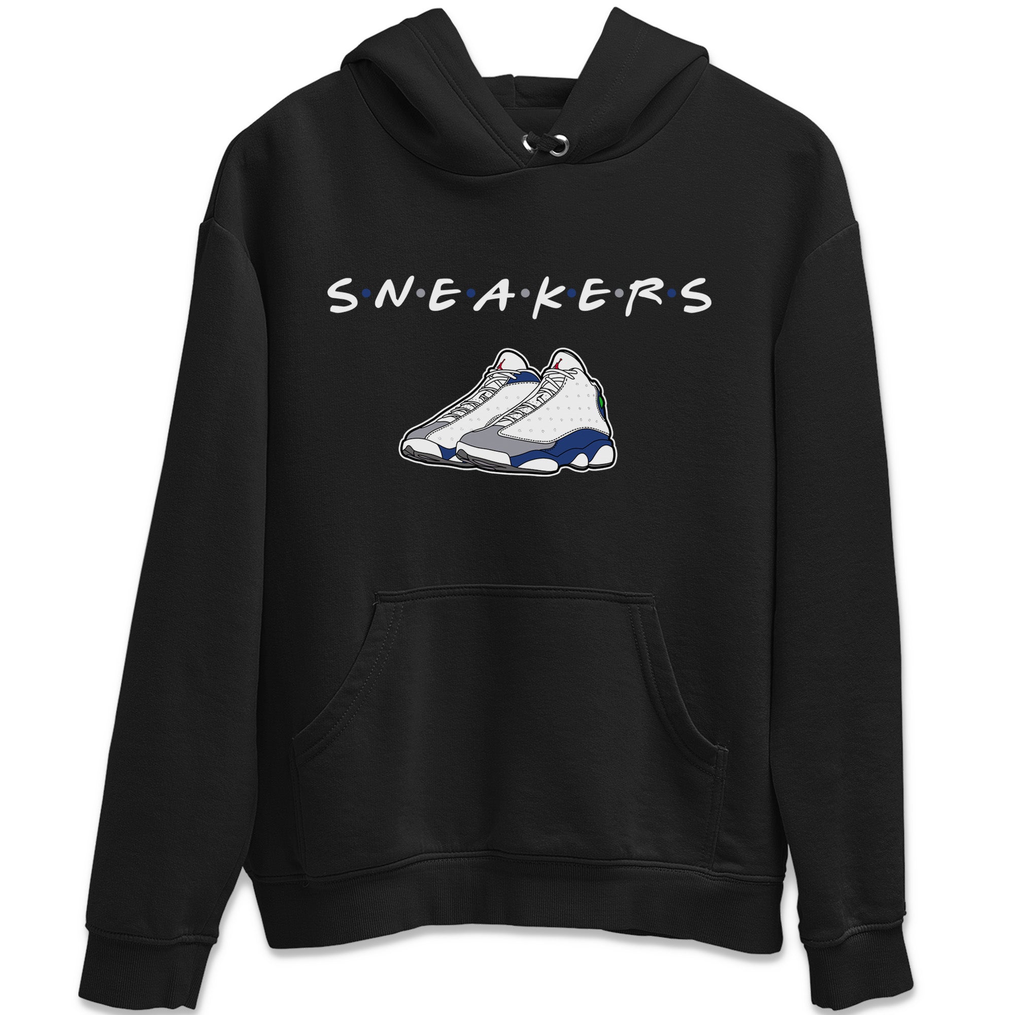 snkmatchs Unisex Tops - Air Jordan 13 French Blue
