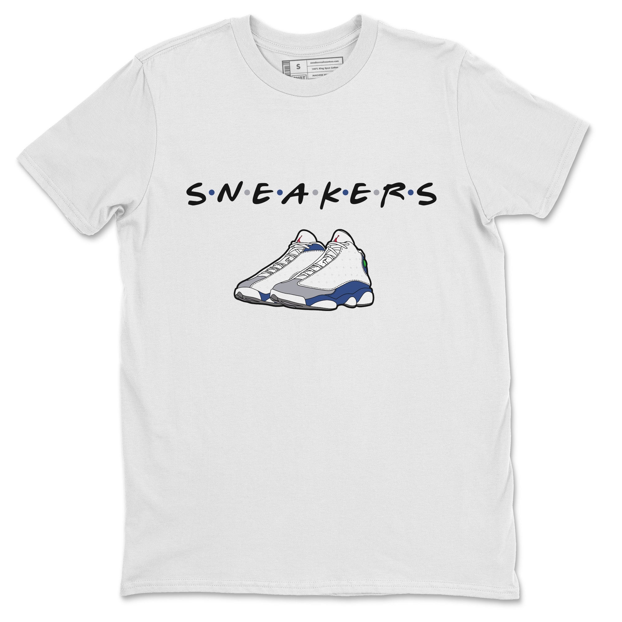 snkmatchs Unisex Tops - Air Jordan 13 French Blue