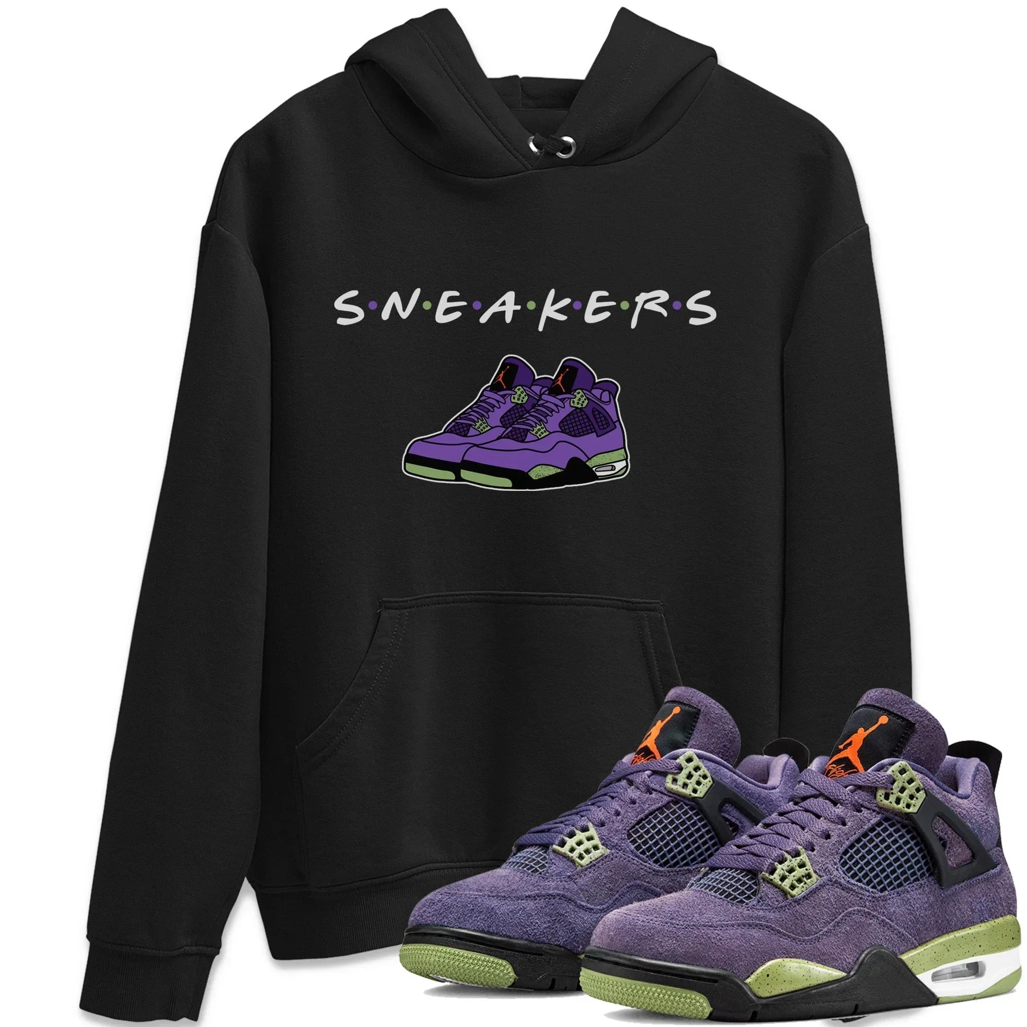 snkmatchs Unisex Tops - Air Jordan 4 Canyon Purple