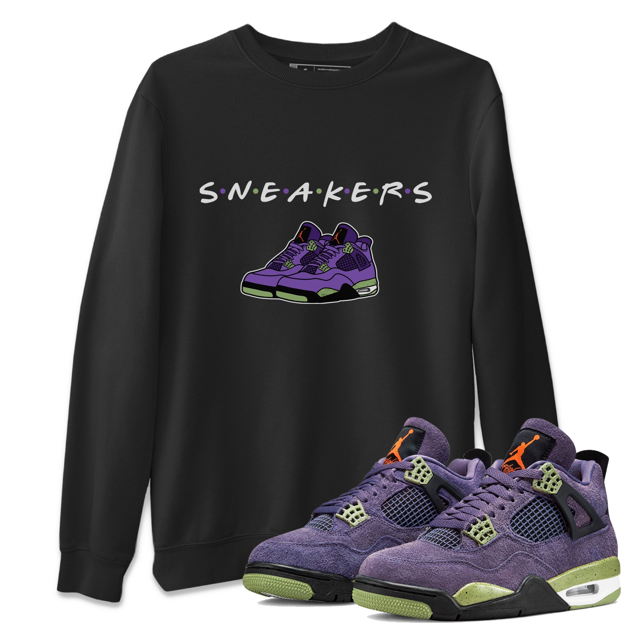 snkmatchs Unisex Tops - Air Jordan 4 Canyon Purple