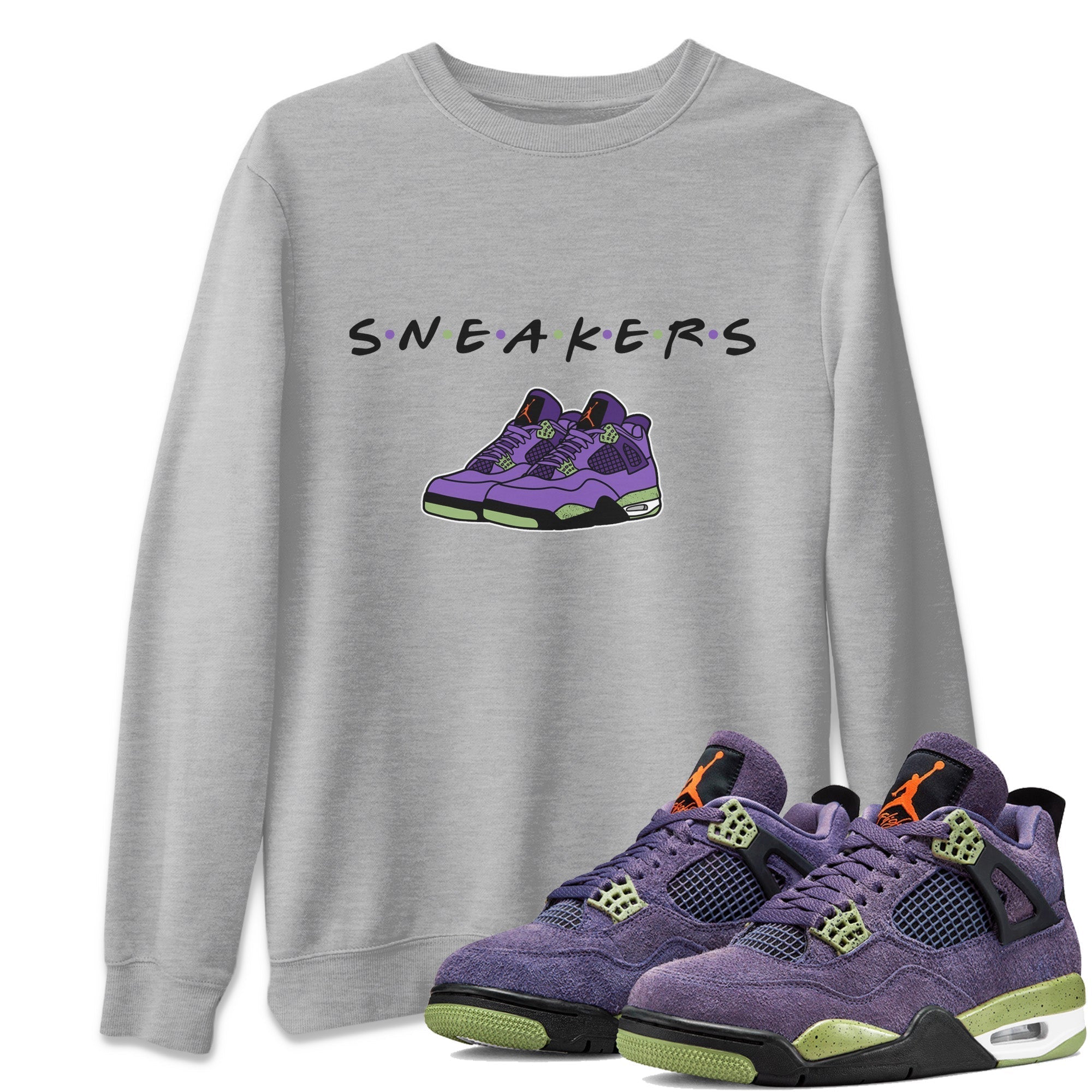 snkmatchs Unisex Tops - Air Jordan 4 Canyon Purple