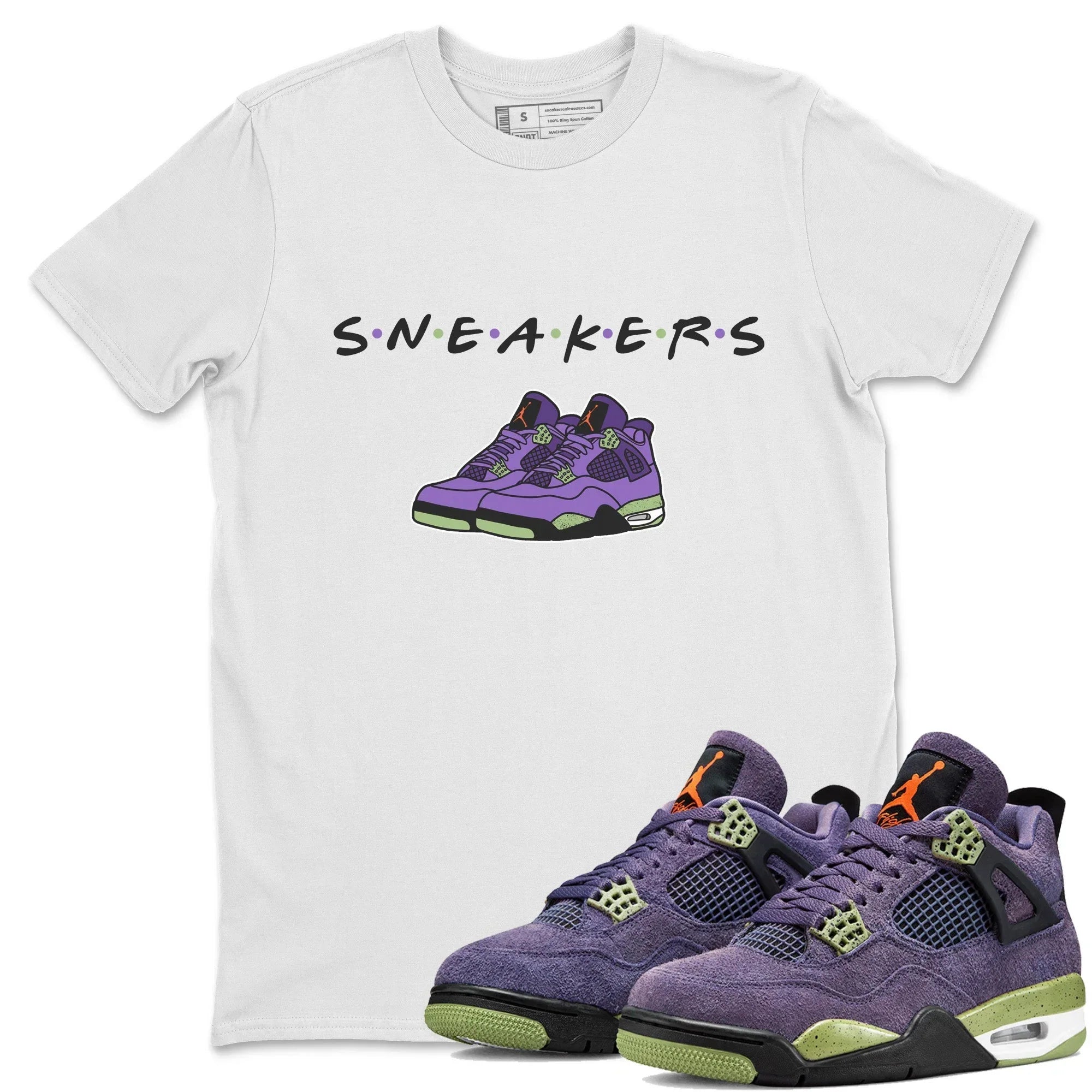 snkmatchs Unisex Tops - Air Jordan 4 Canyon Purple