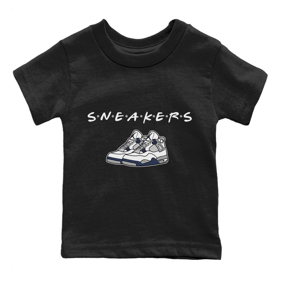 snkmatchs Kids Tops - Air Jordan 4 Midnight Navy