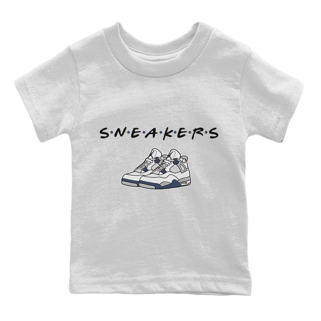 snkmatchs Kids Tops - Air Jordan 4 Midnight Navy