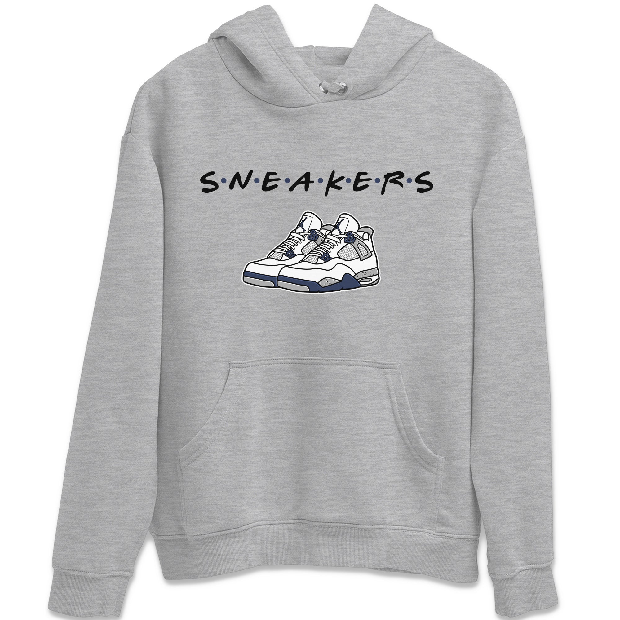 snkmatchs Unisex Tops - Air Jordan 4 Midnight Navy