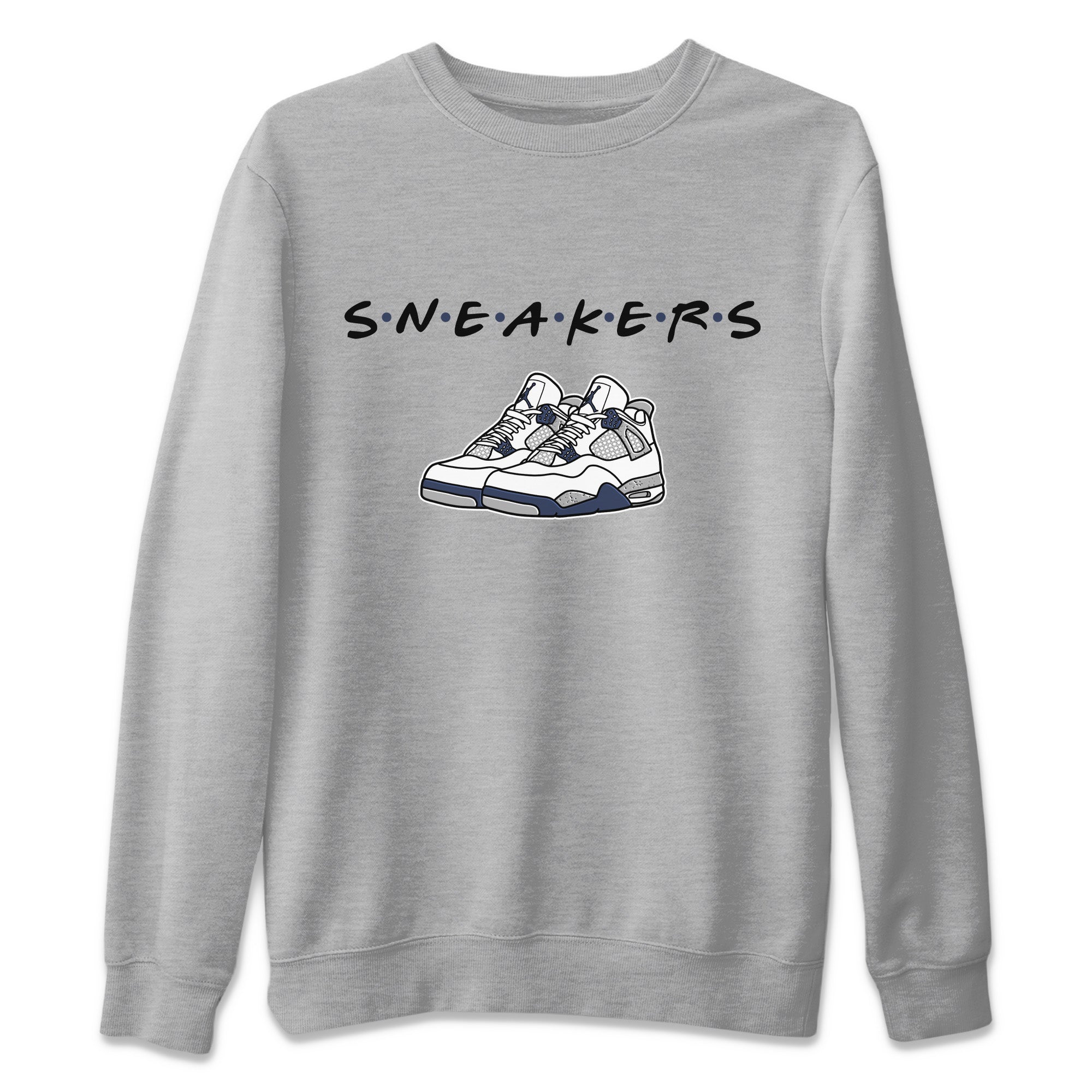 snkmatchs Unisex Tops - Air Jordan 4 Midnight Navy