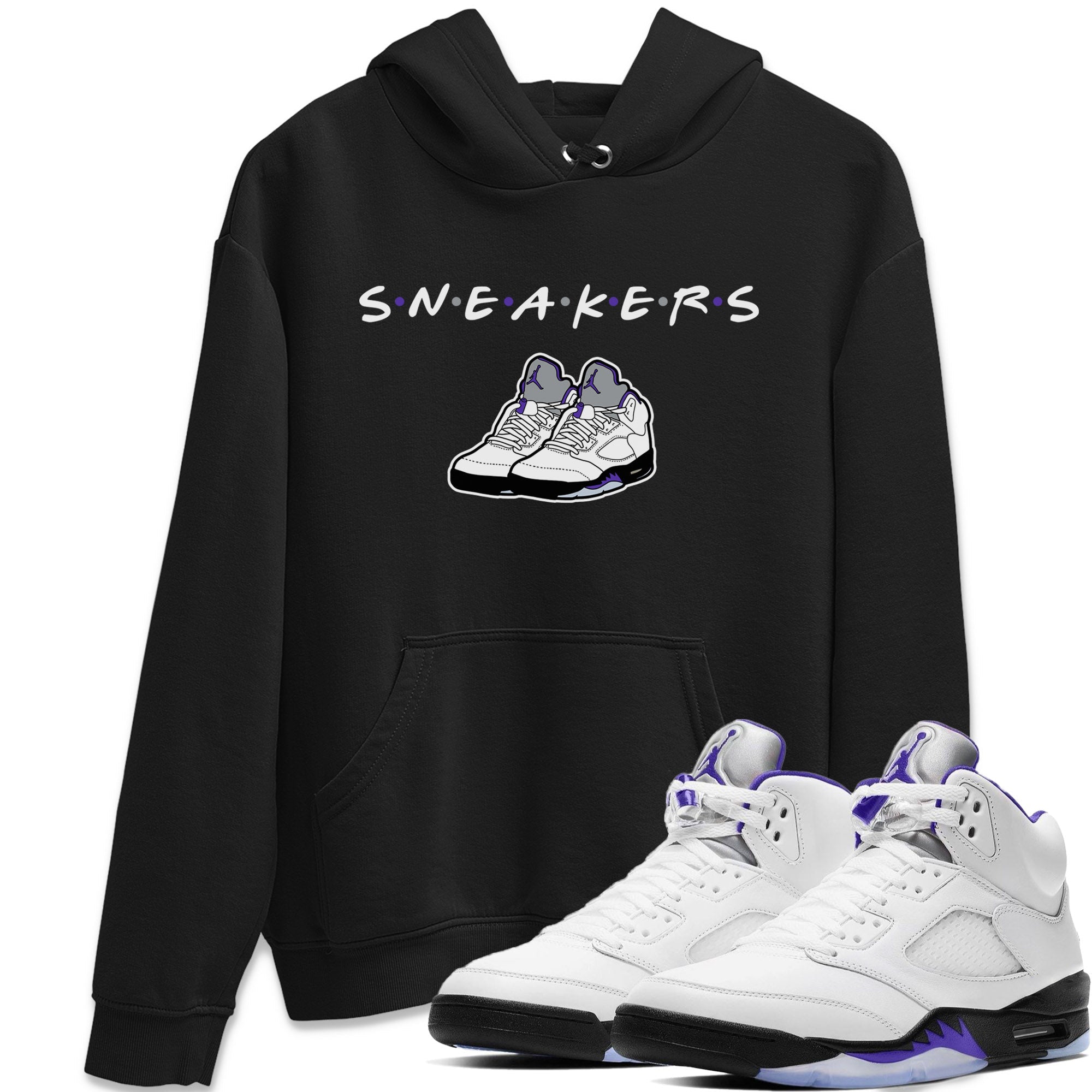 snkmatchs Unisex Tops - Air Jordan 5 Concord