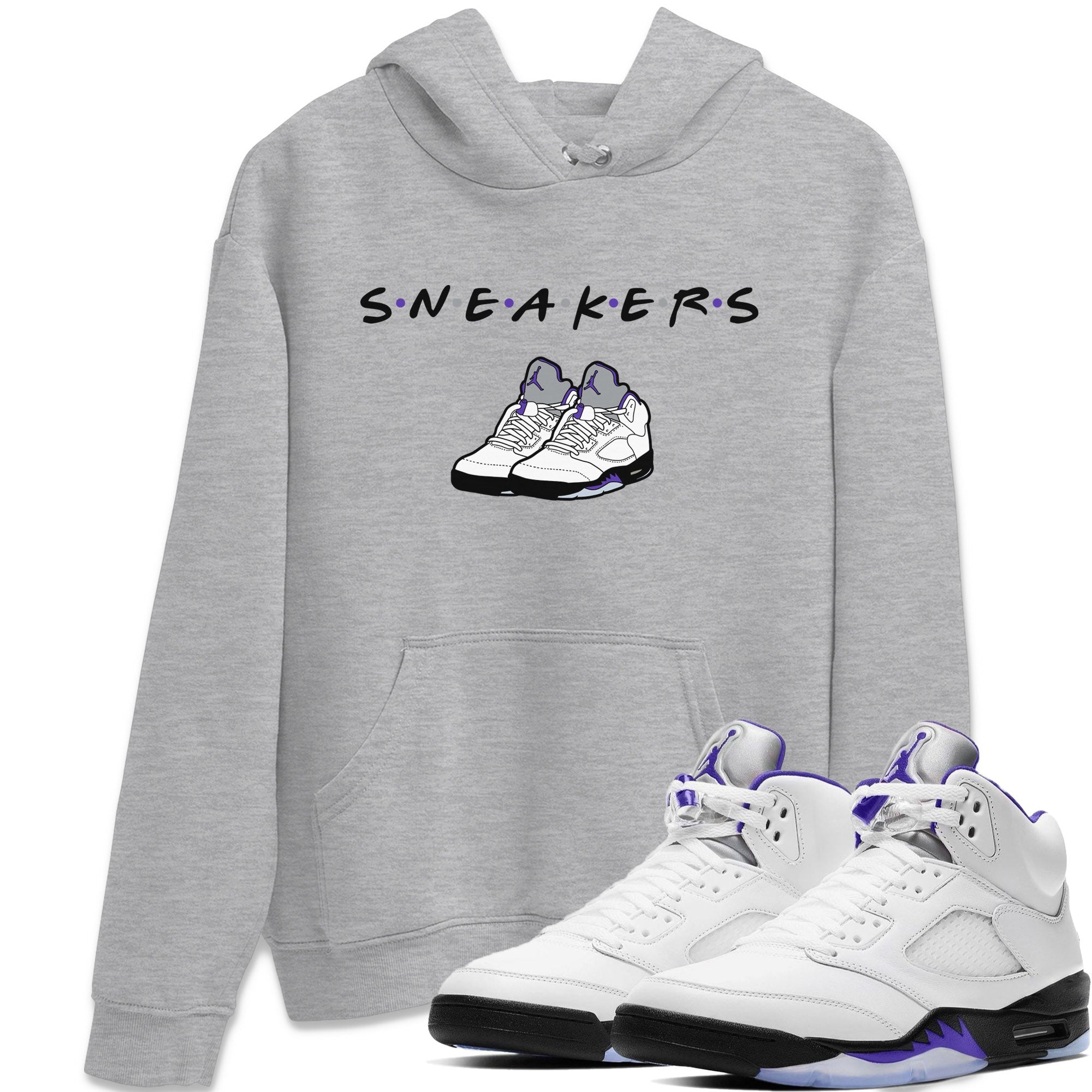 snkmatchs Unisex Tops - Air Jordan 5 Concord