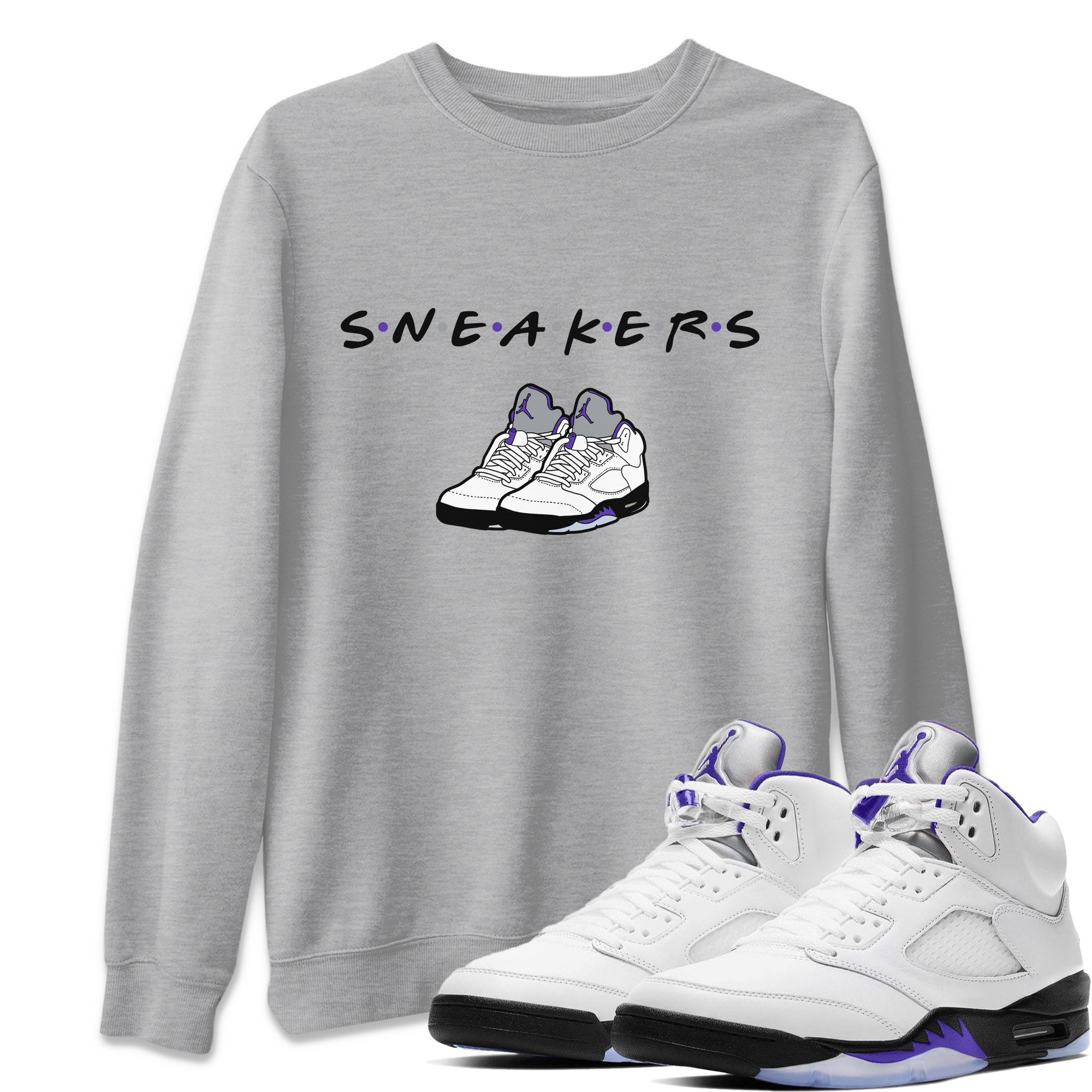 snkmatchs Unisex Tops - Air Jordan 5 Concord