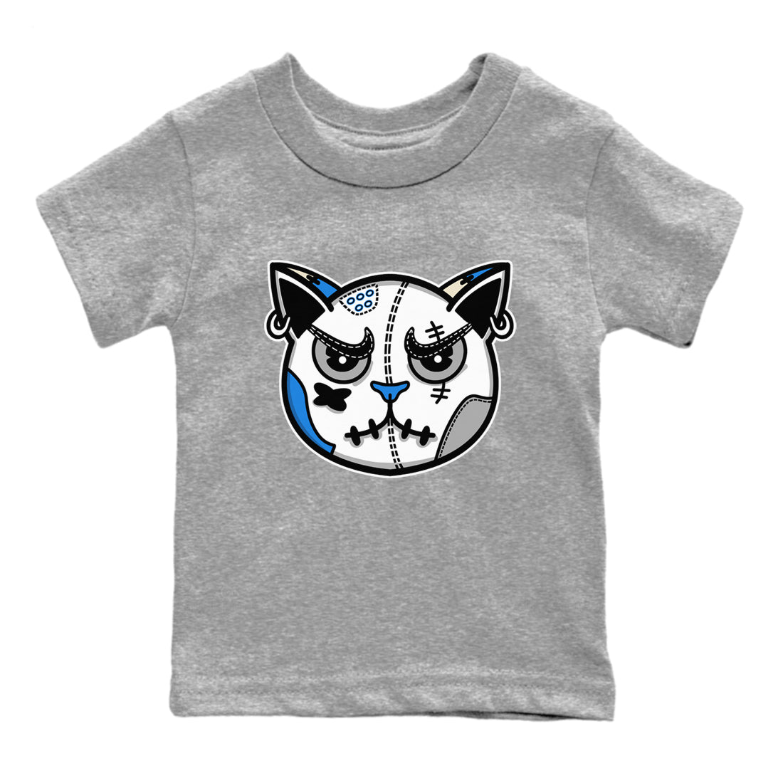 Snekaer Cat Face snkmatch Tees Kids - Air Jordan 3 Lucky Shorts