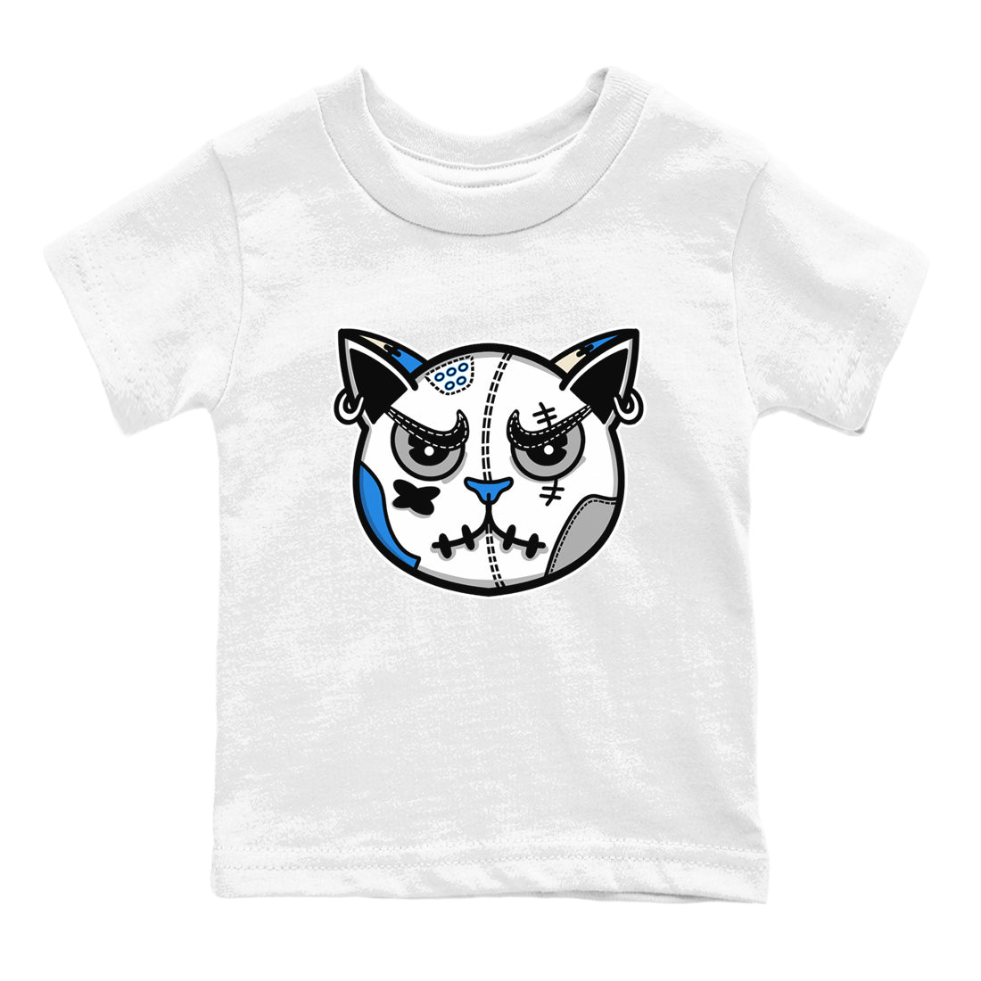 Snekaer Cat Face snkmatch Tees Kids - Air Jordan 3 Lucky Shorts