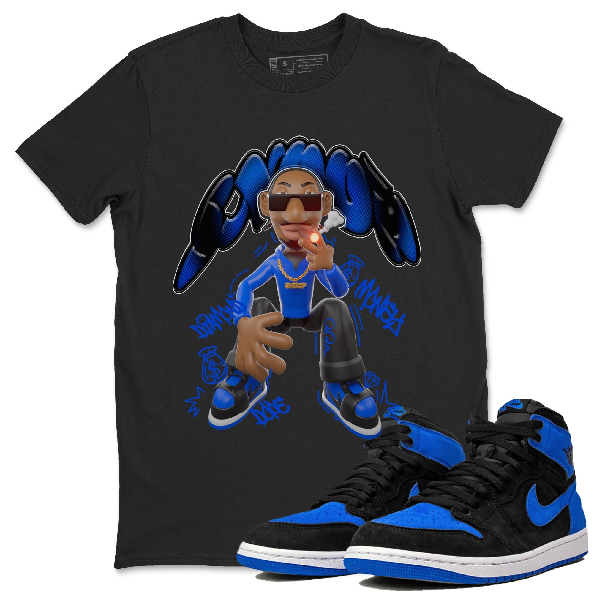 Snoop snkmatch Tee - Air Jordan 1 Royal Reimagined