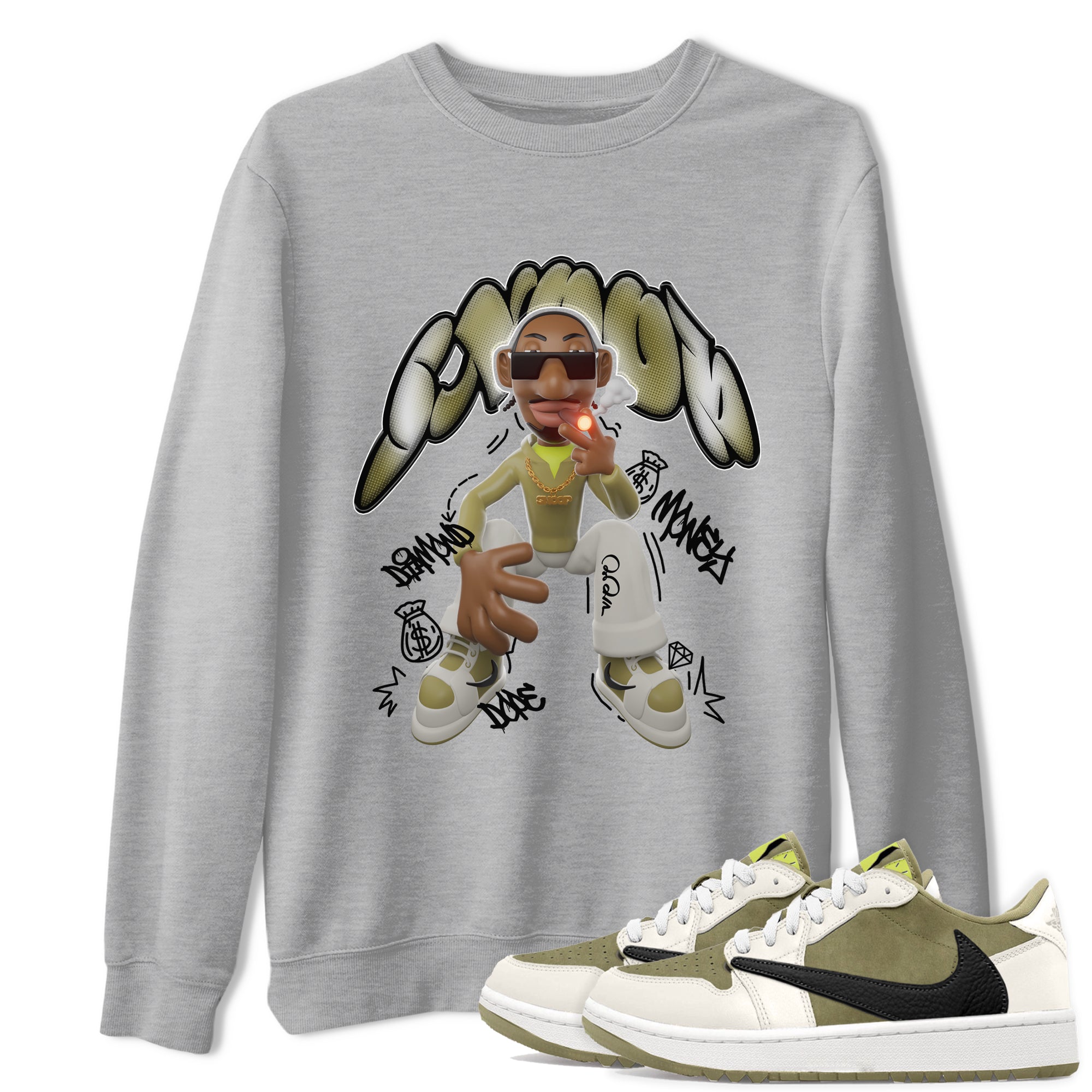 Snoop snkmatch Tee - Air Jordan 1 Travis Scott Golf