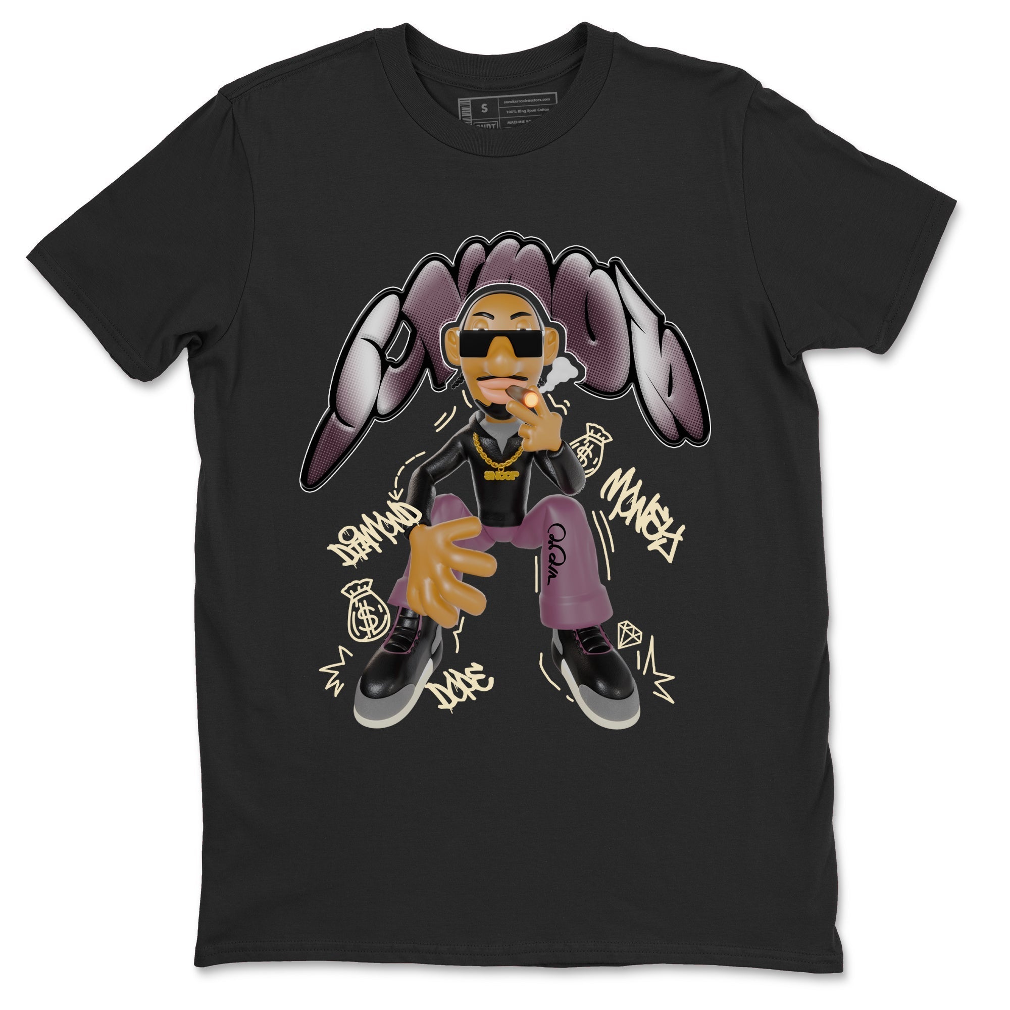 Snoop snkmatch Tees - Air Jordan 3 A Ma Maniere x Black