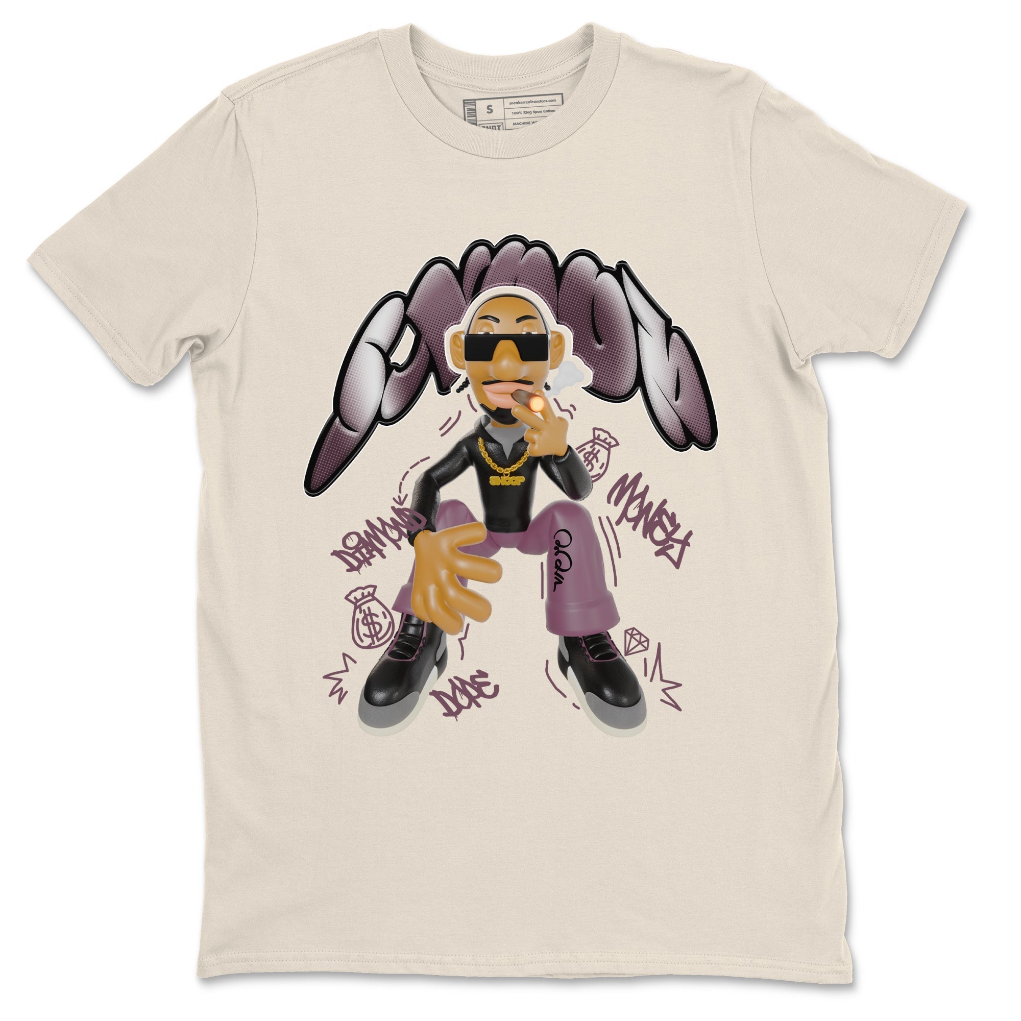 Snoop snkmatch Tees - Air Jordan 3 A Ma Maniere x Black