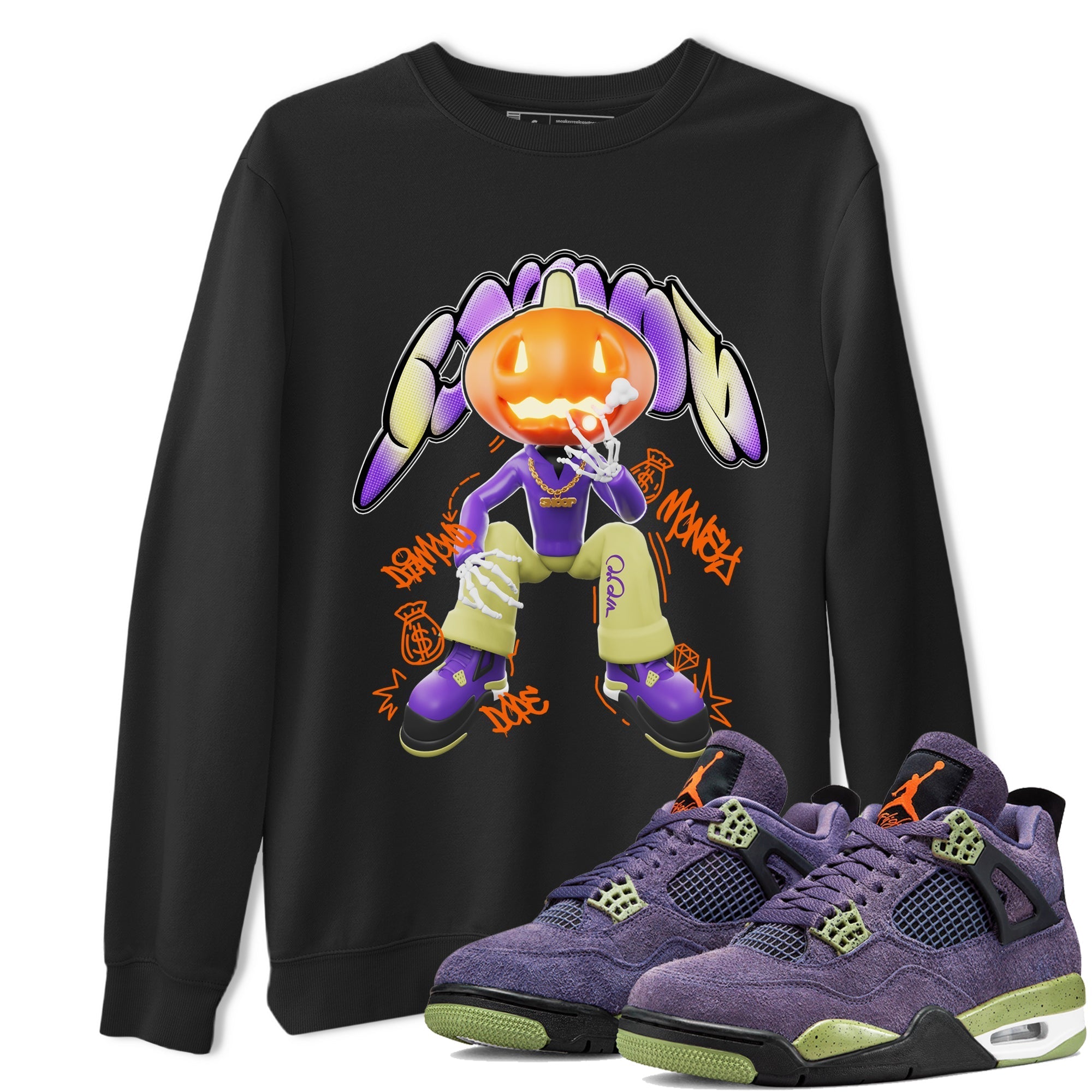 Snoop snkmatch Tee - Air Jordan 4 Canyon Purple