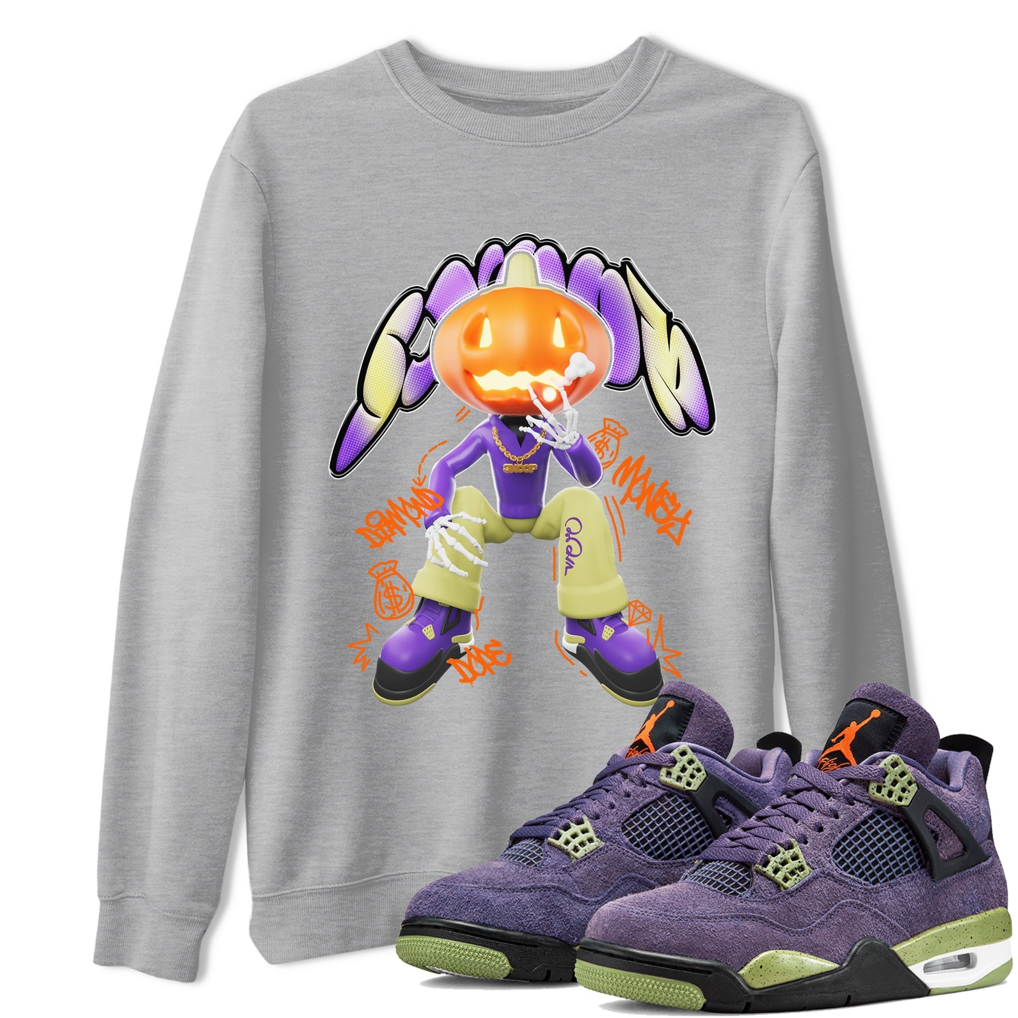 Snoop snkmatch Tee - Air Jordan 4 Canyon Purple
