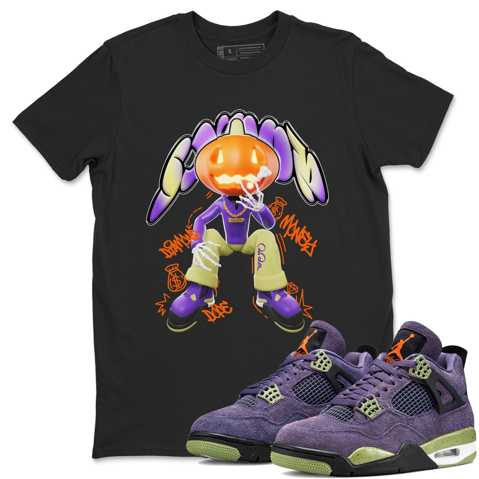 Snoop snkmatch Tee - Air Jordan 4 Canyon Purple