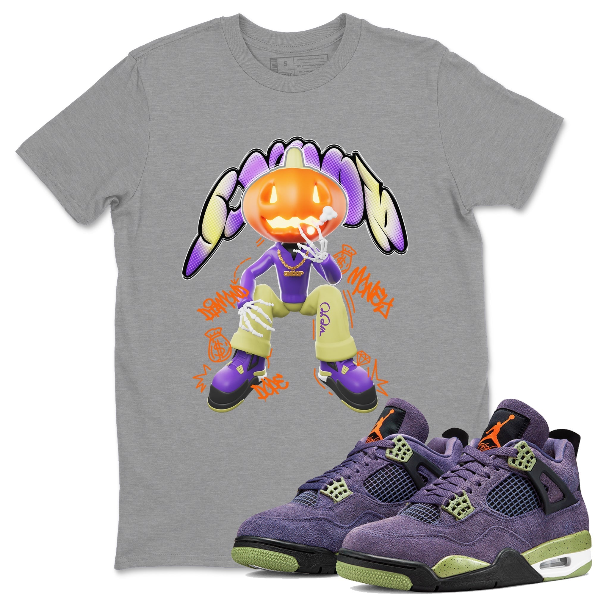 Snoop snkmatch Tee - Air Jordan 4 Canyon Purple