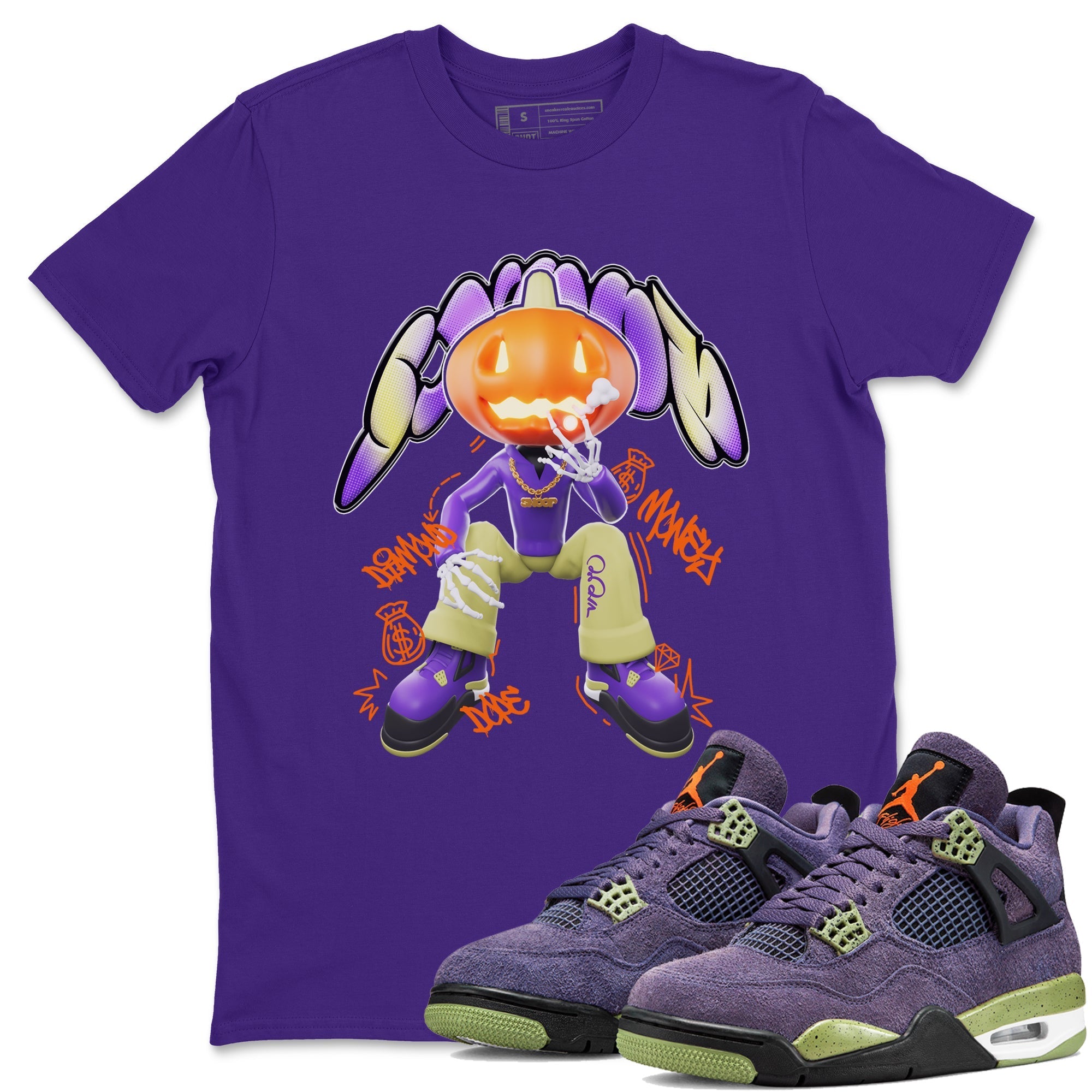 Snoop snkmatch Tee - Air Jordan 4 Canyon Purple
