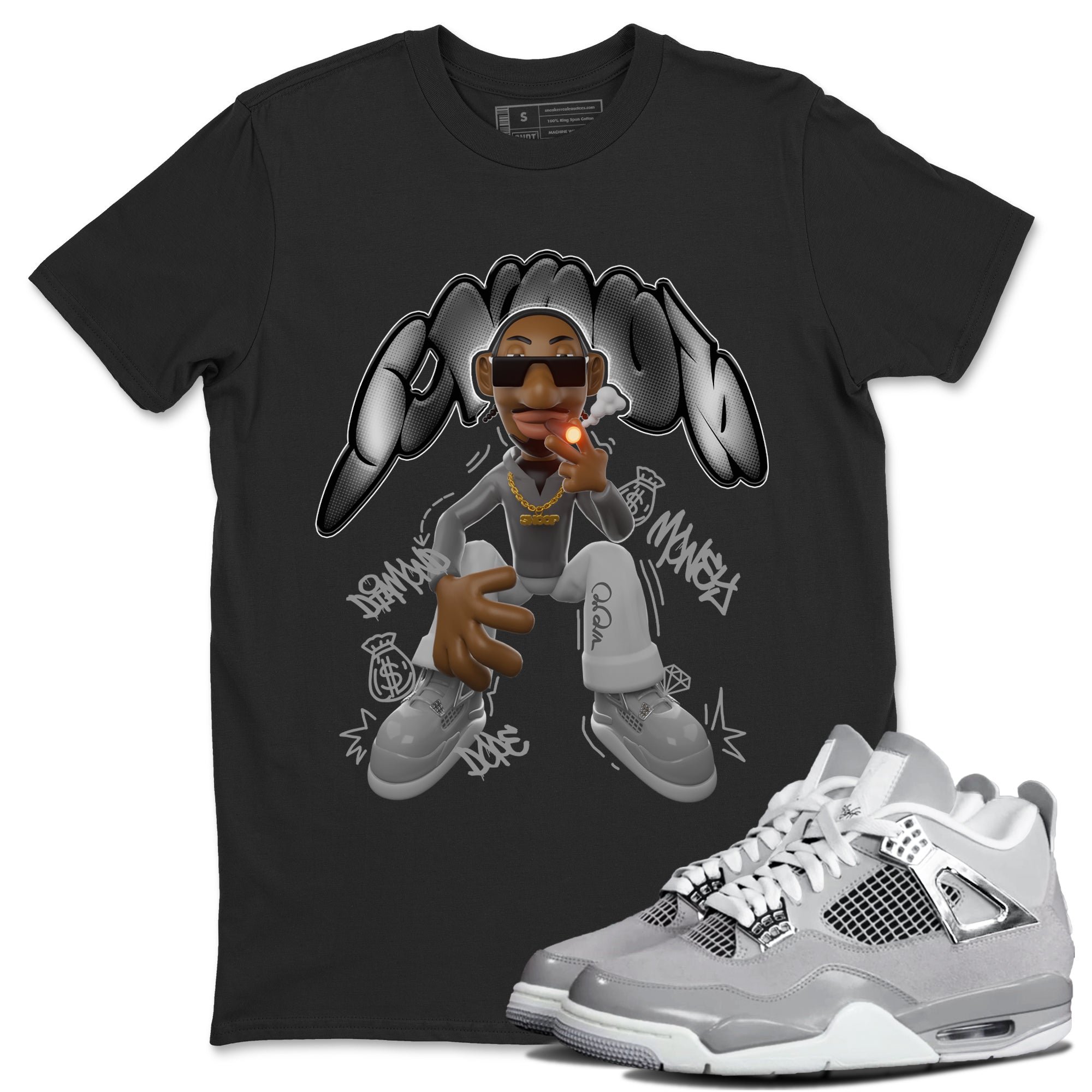 Snoop snkmatch Tee - Air Jordan 4 Frozen Moments