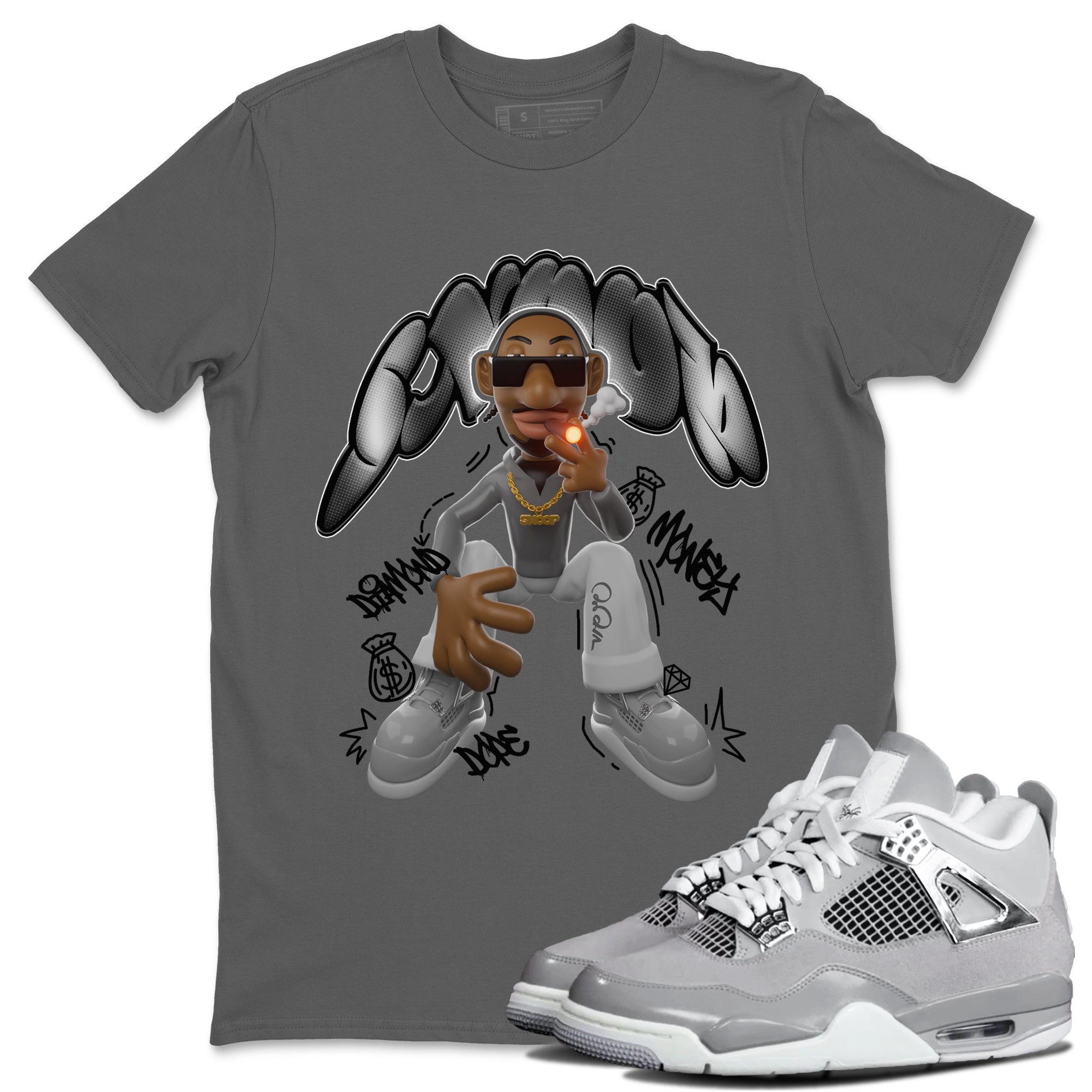 Snoop snkmatch Tee - Air Jordan 4 Frozen Moments