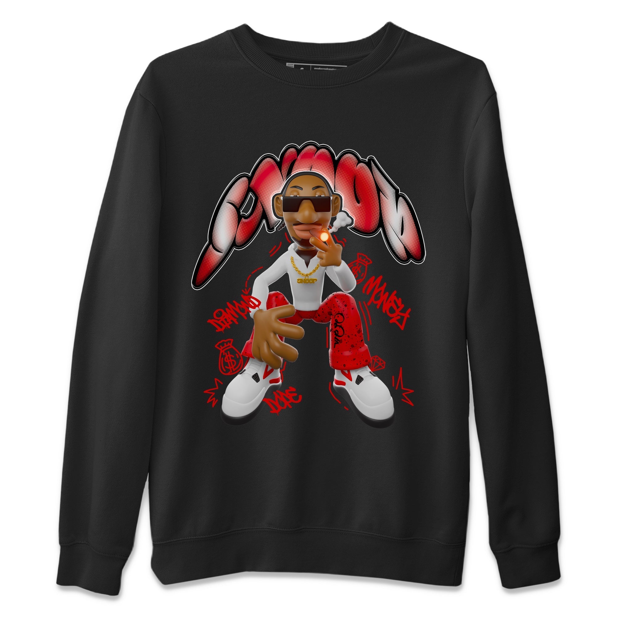 Snoop snkmatch Tee - Air Jordan 4 Red Cement