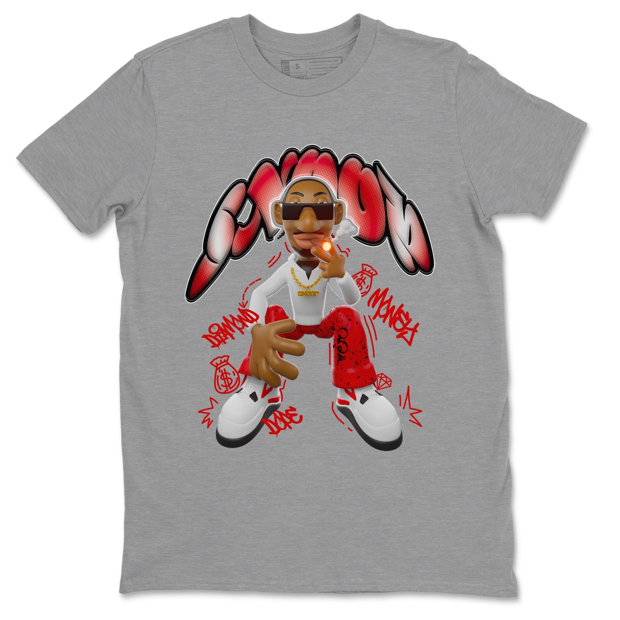 Snoop snkmatch Tee - Air Jordan 4 Red Cement