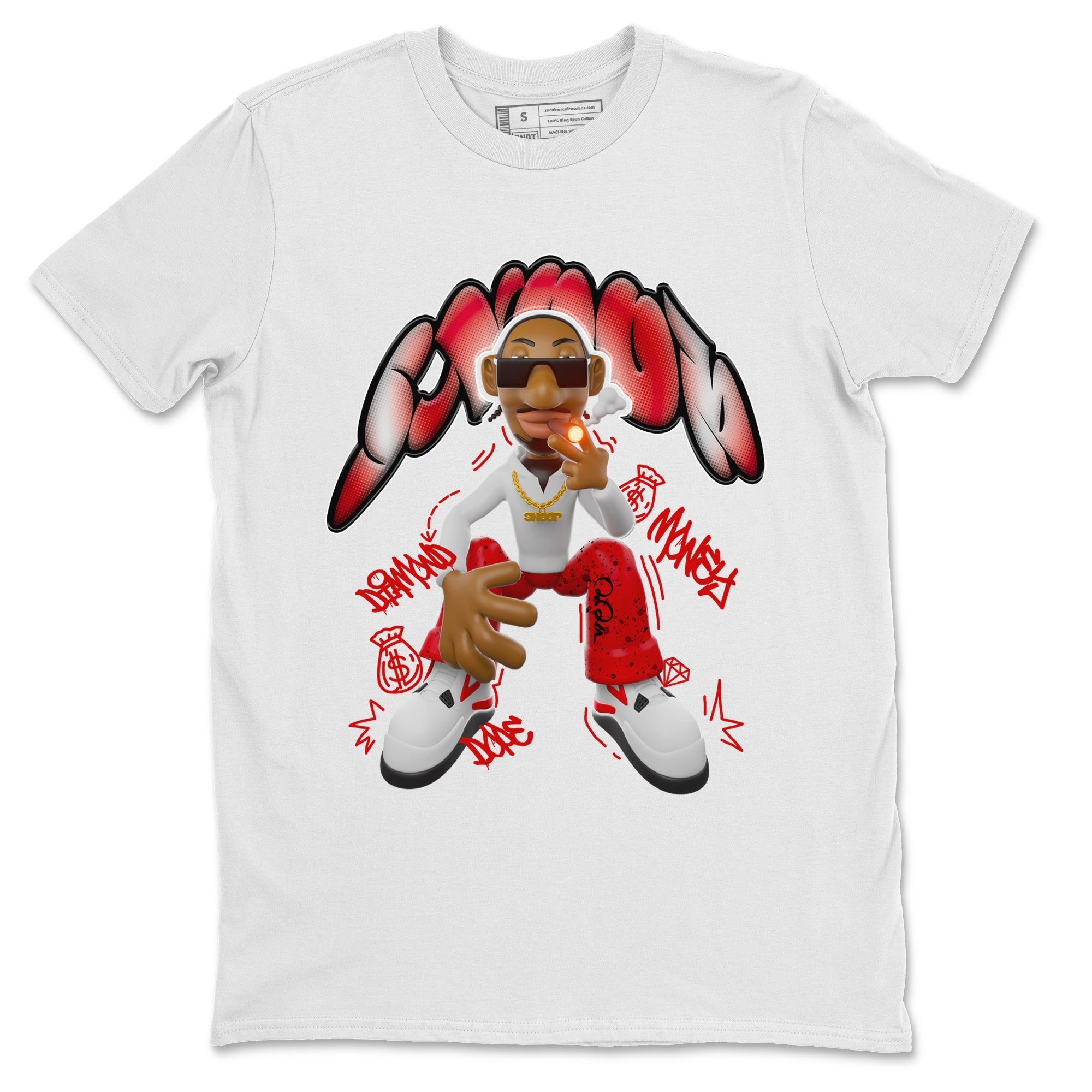 Snoop snkmatch Tee - Air Jordan 4 Red Cement