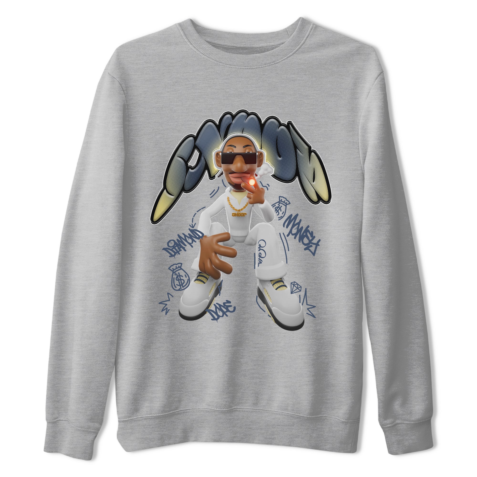 Snoop snkmatch Tee - Air Jordan 5 A Ma Maniere x Photon Dust