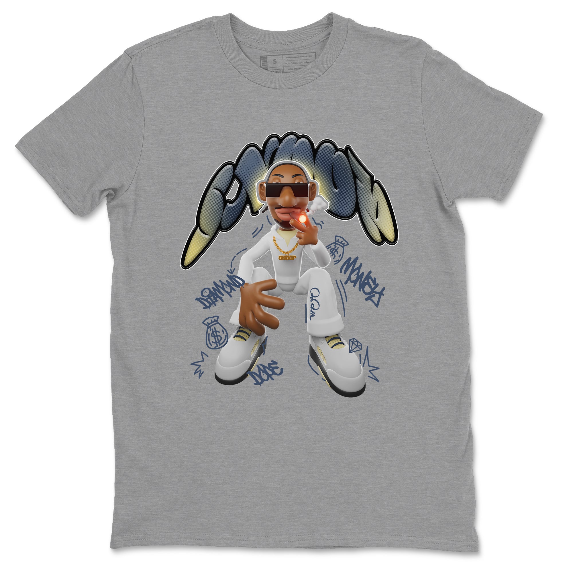 Snoop snkmatch Tee - Air Jordan 5 A Ma Maniere x Photon Dust