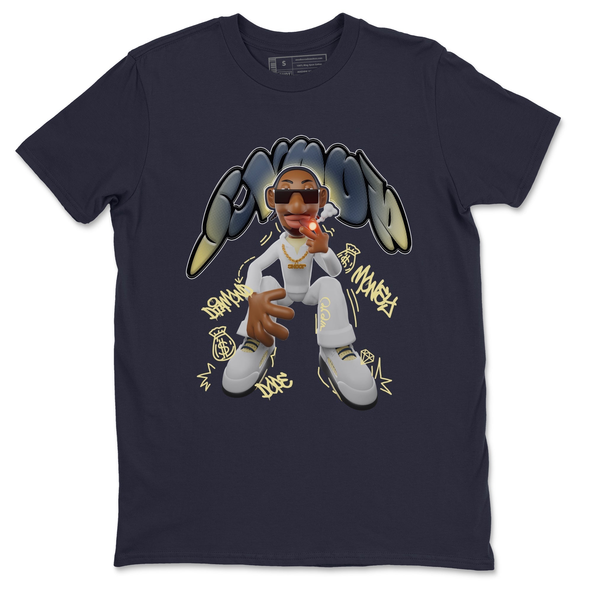 Snoop snkmatch Tee - Air Jordan 5 A Ma Maniere x Photon Dust