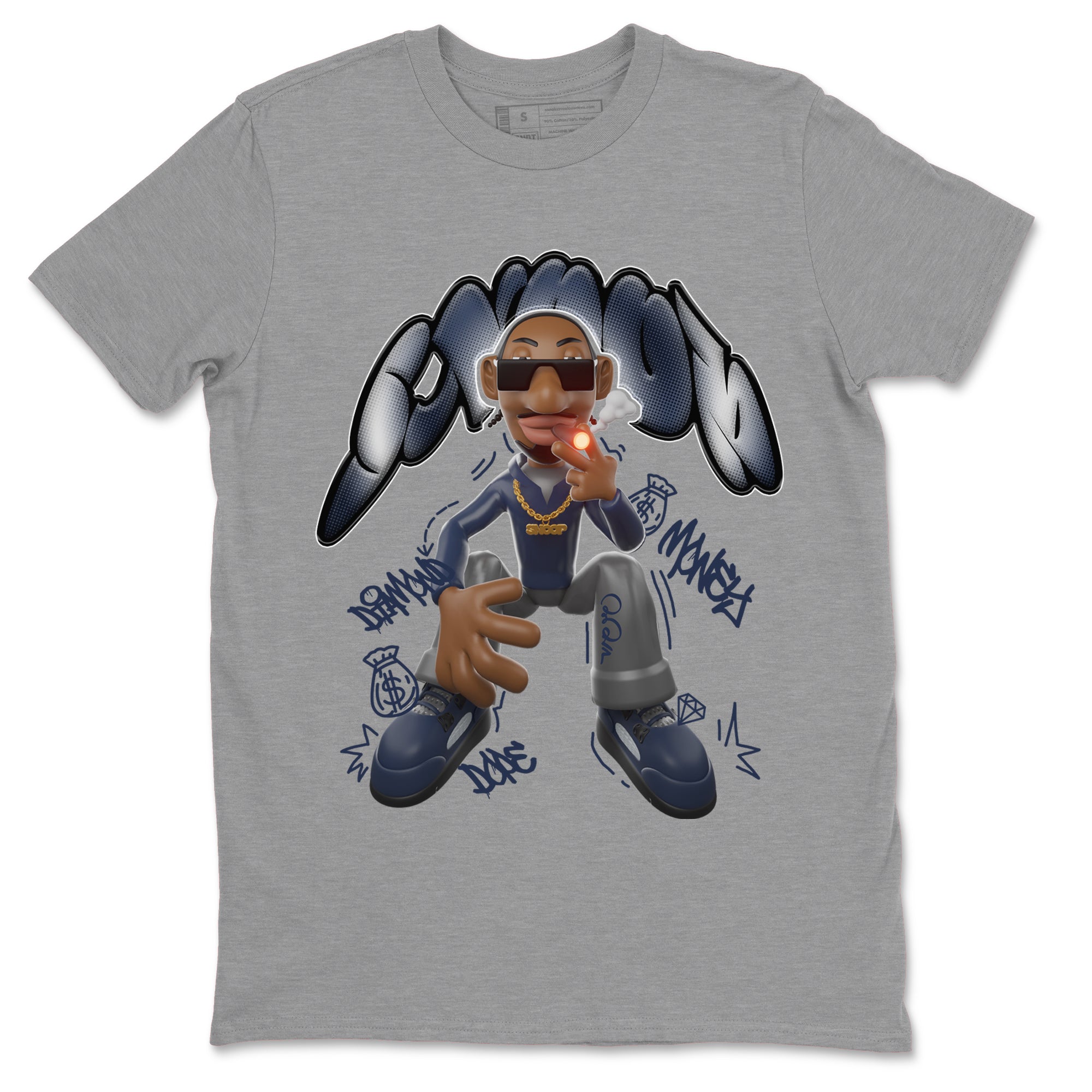 Snoop snkmatch Tee - Air Jordan 5 Georgetown