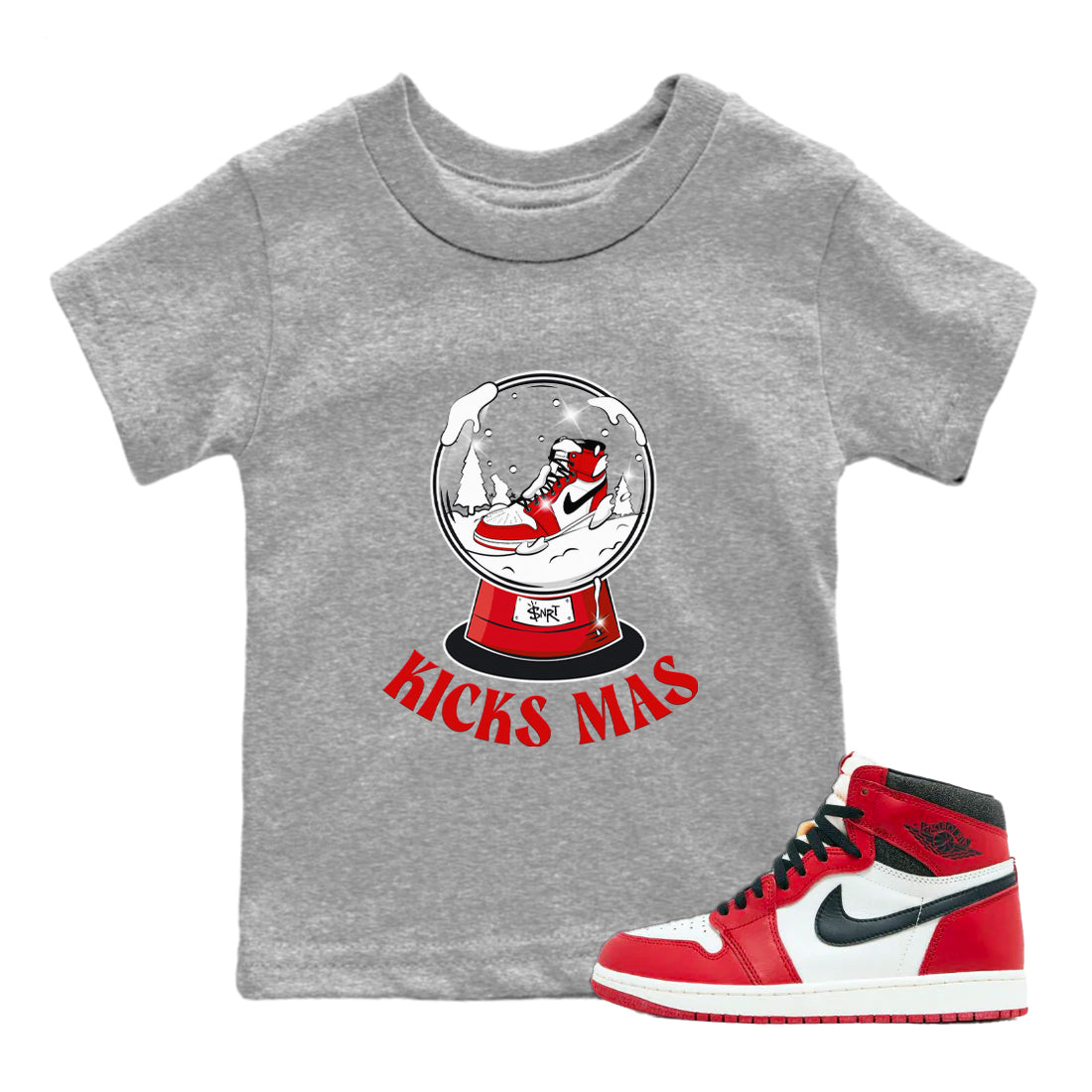 Snow Ball snkmatch Tee Kids - Air Jordan 1 Chicago