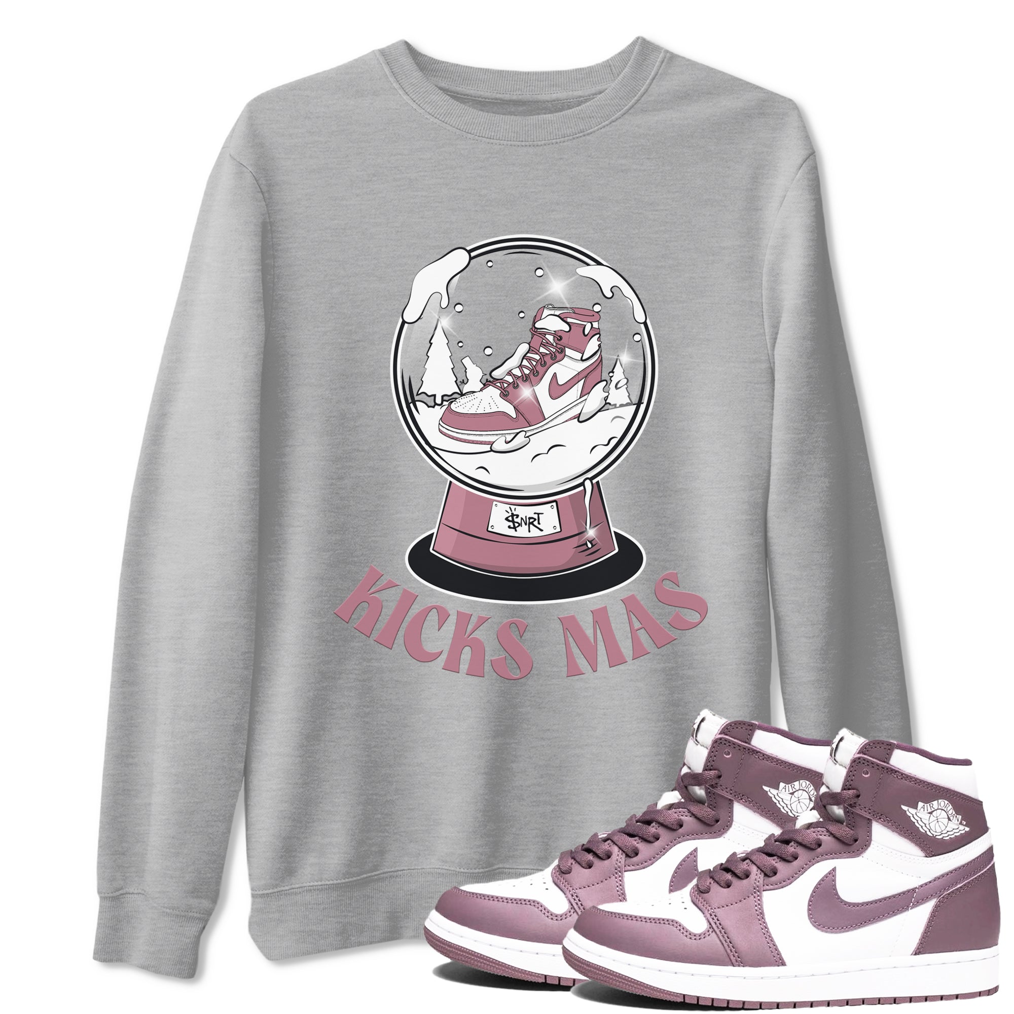 Snow Ball snkmatch Tee - Air Jordan 1 Mauve
