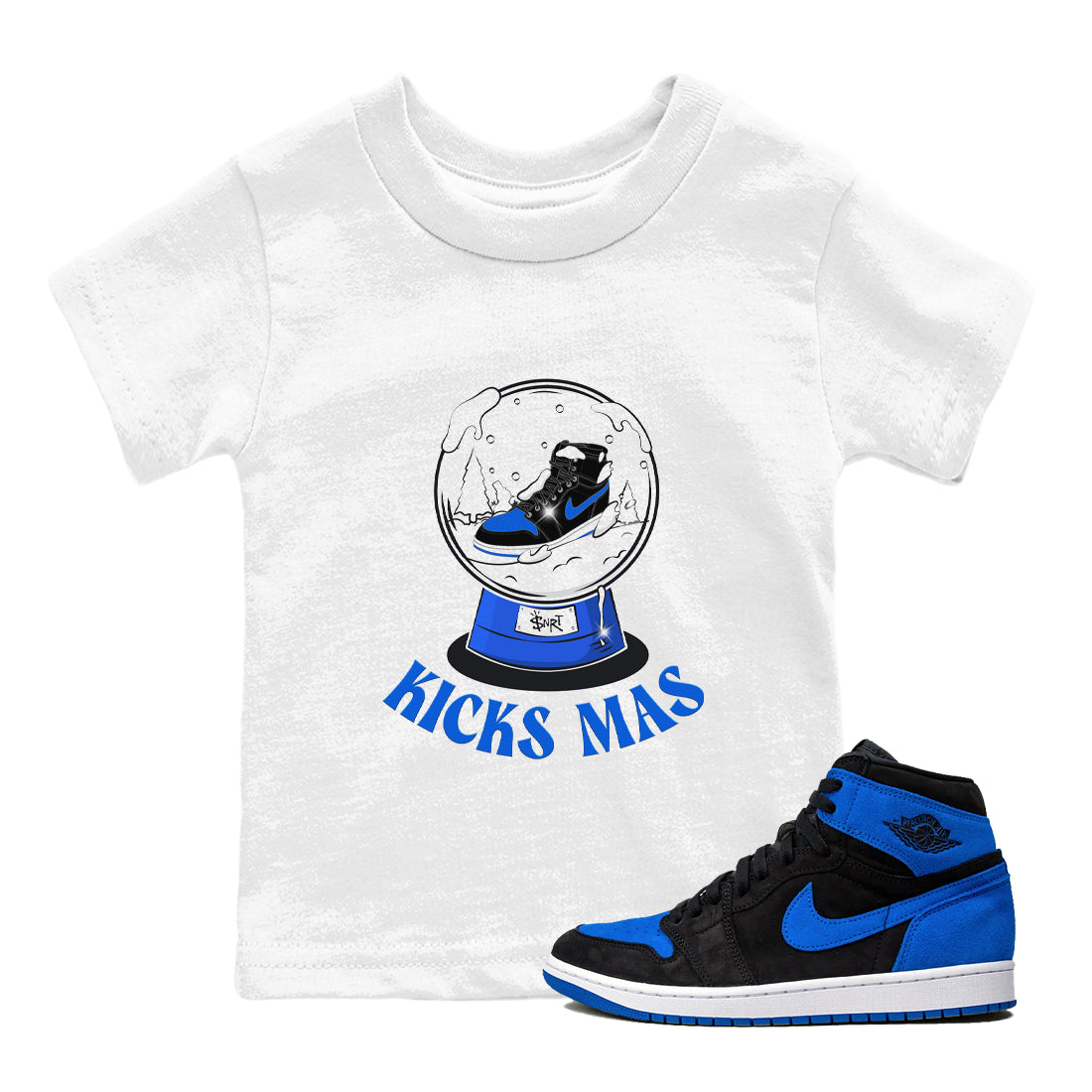 Snow Ball snkmatch Tee Kids - Air Jordan 1 Royal Reimagined