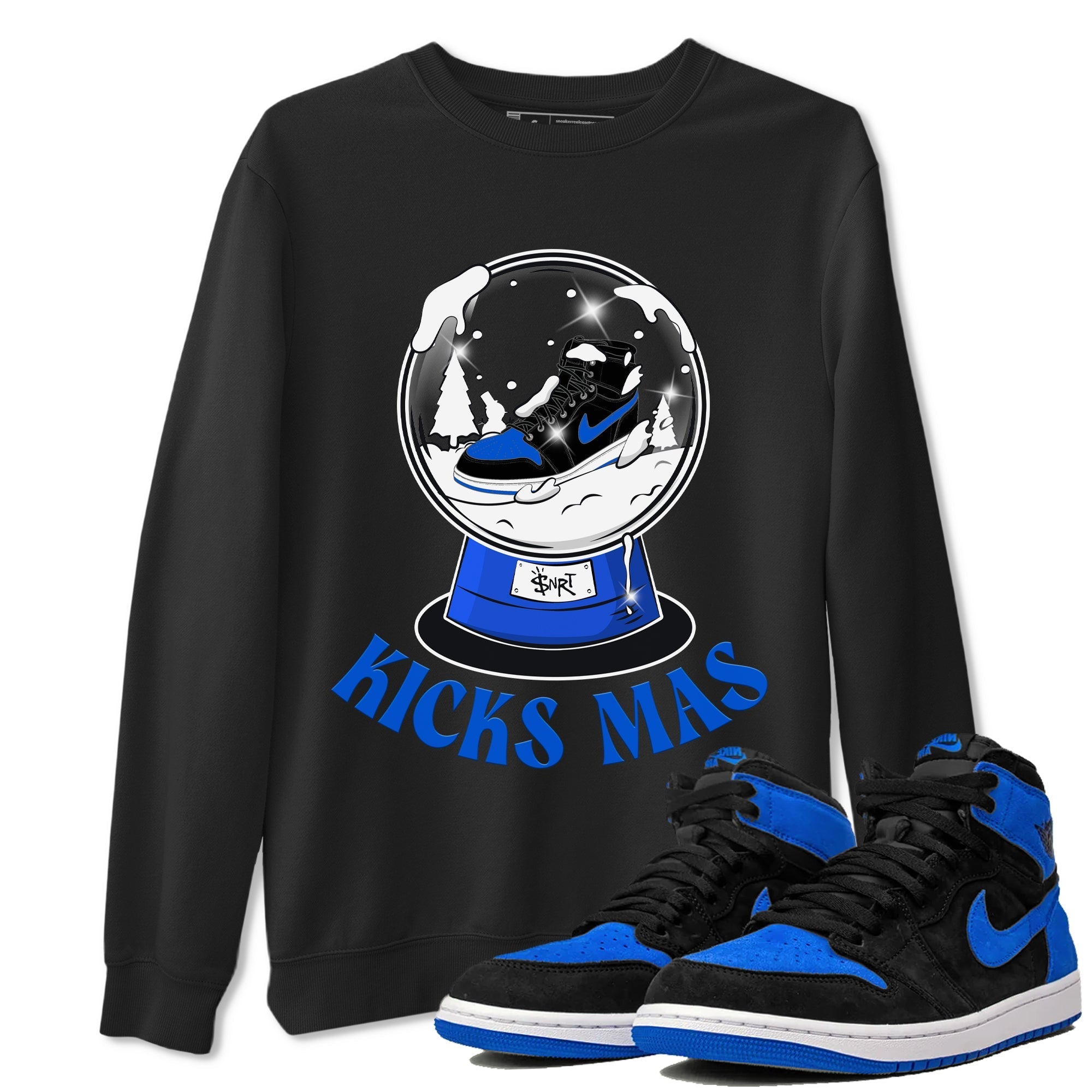 Snow Ball snkmatch Tee - Air Jordan 1 Royal Reimagined