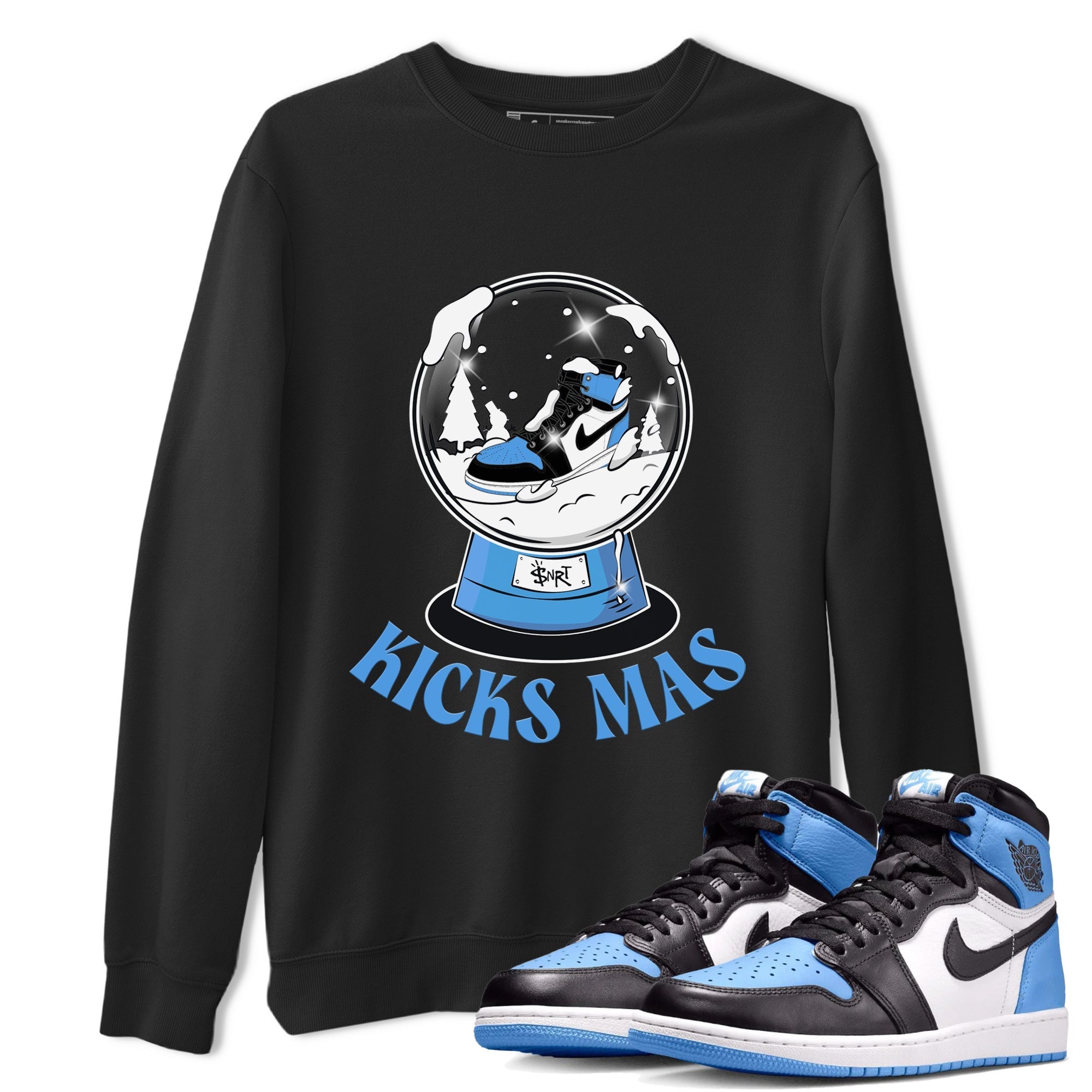 Snow Ball snkmatch Tee - Air Jordan 1 UNC Toe