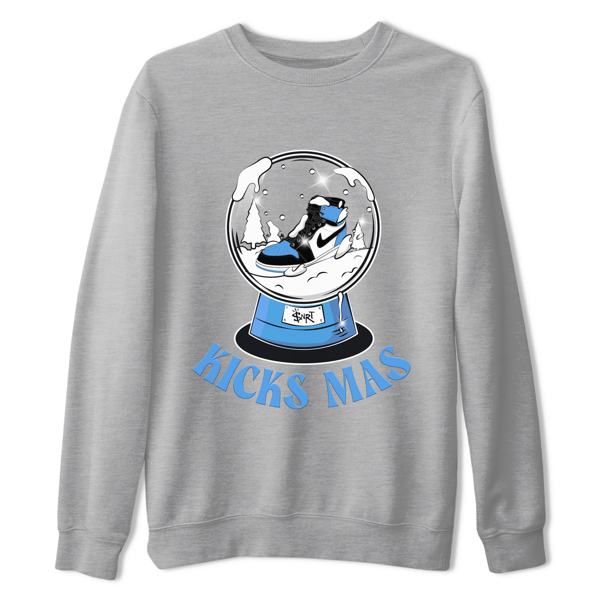Snow Ball snkmatch Tee - Air Jordan 1 UNC Toe