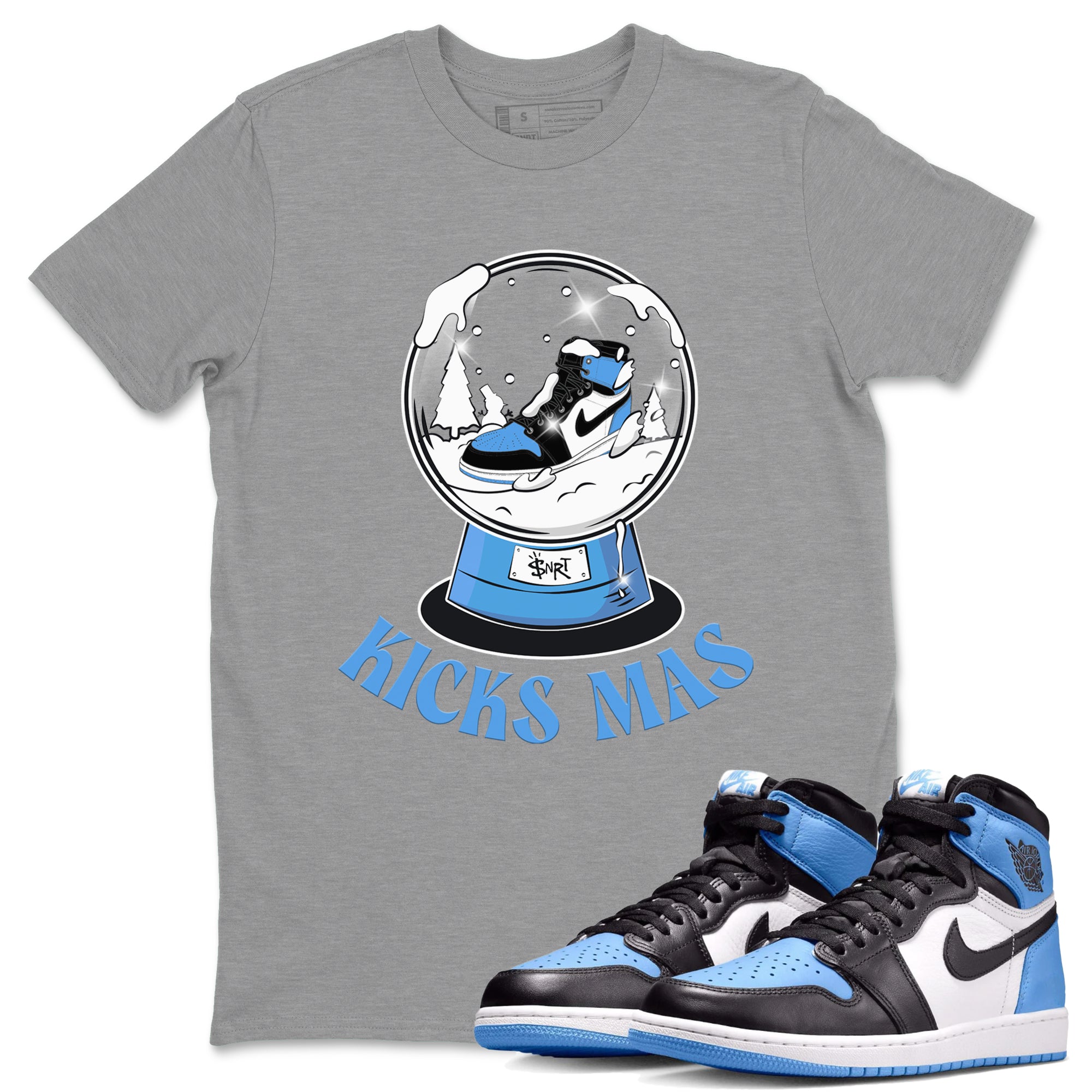 Snow Ball snkmatch Tee - Air Jordan 1 UNC Toe