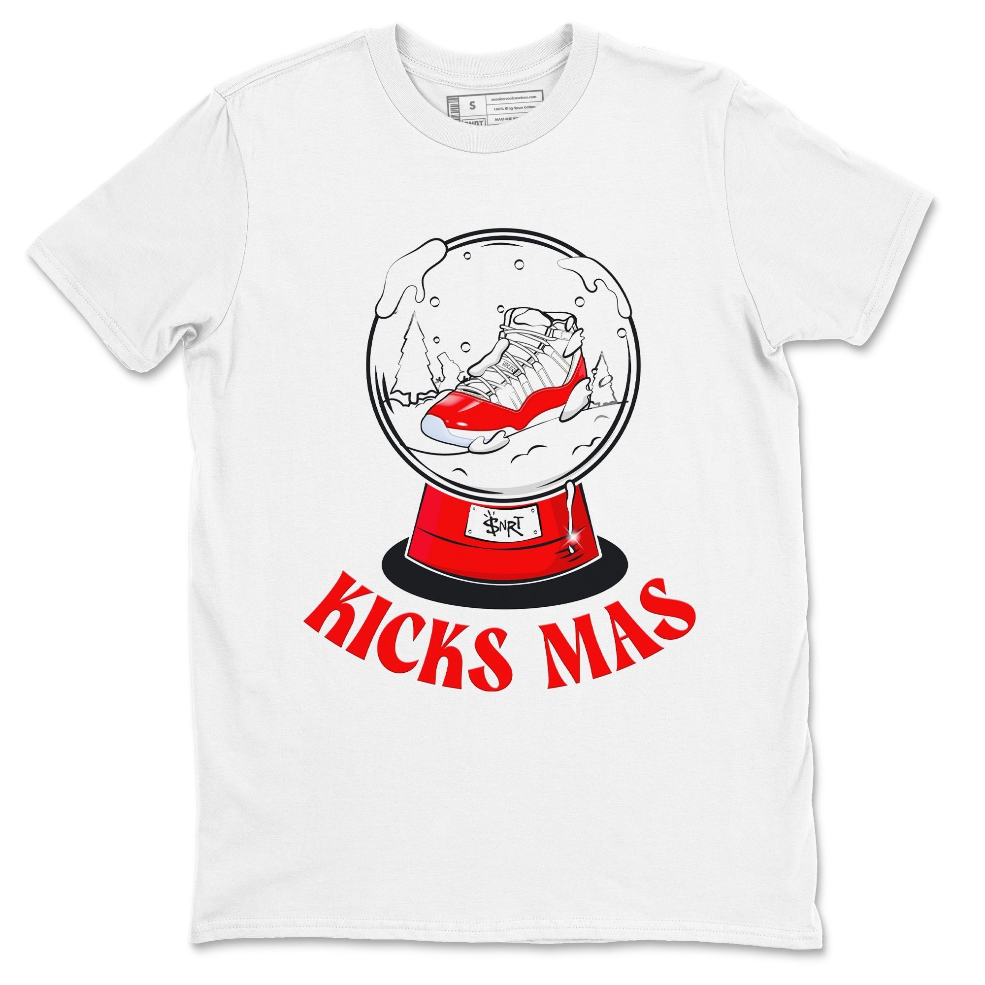 Snow Ball snkmatch Tee - Air Jordan 11 Cherry