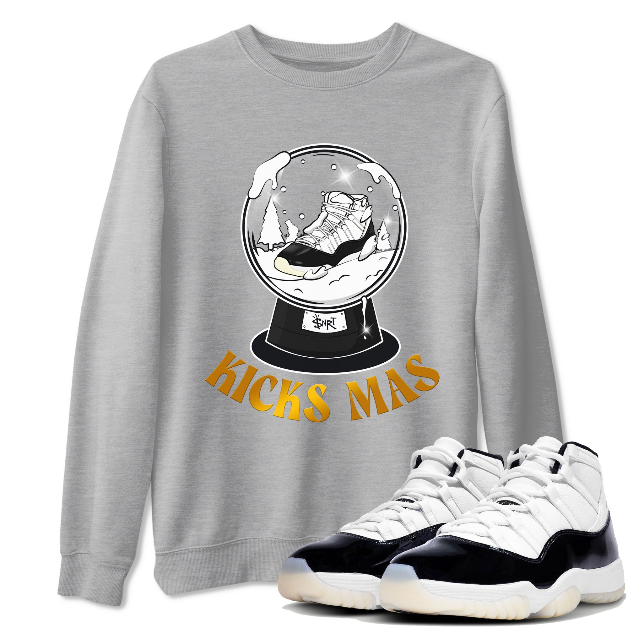 Snow Ball snkmatch Tee - Air Jordan 11 Gratitude