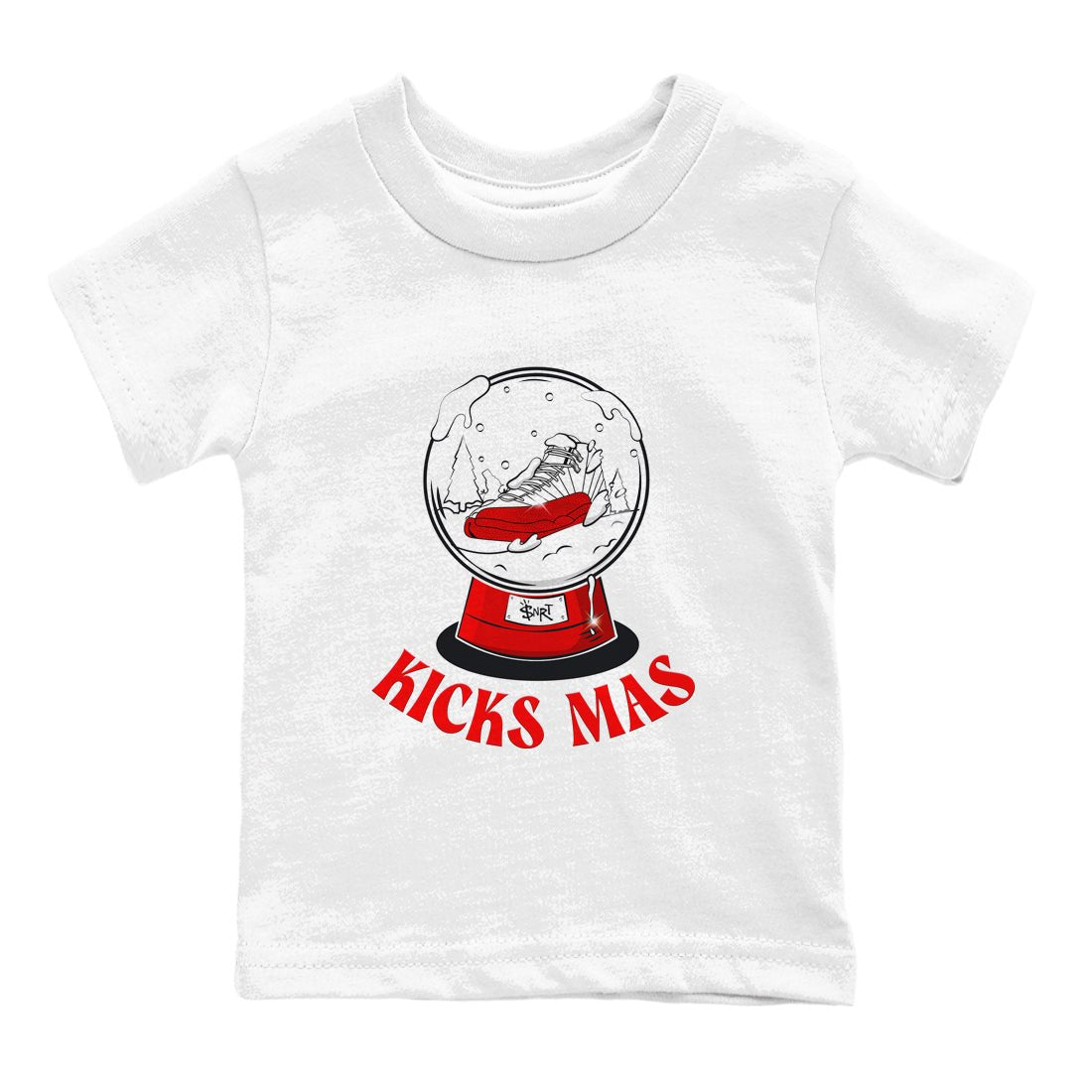 Snow Ball snkmatch Tee Kids - Air Jordan 12 Cherry