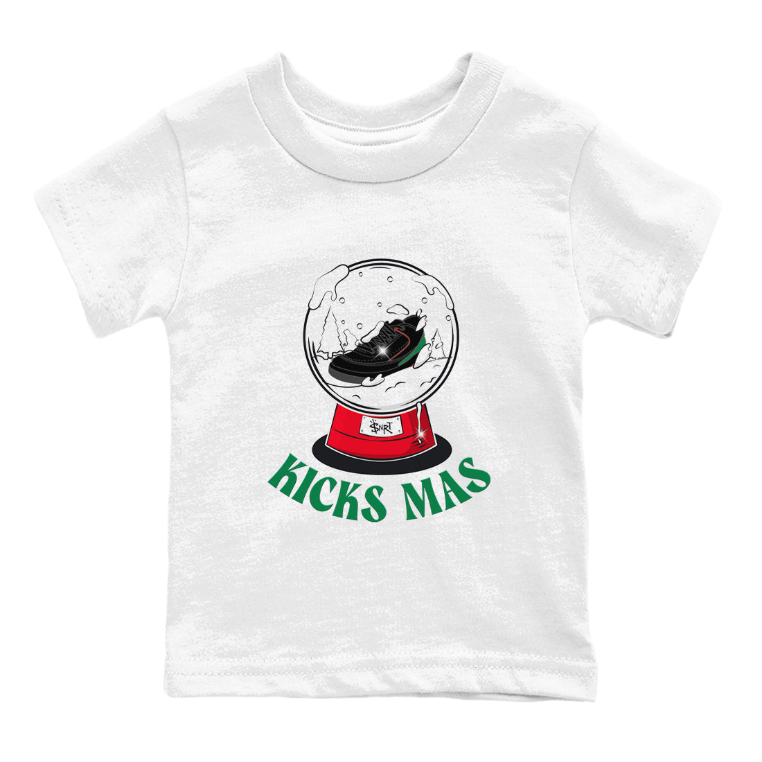 Snow Ball snkmatch Tee Kids - Air Jordan 2 Christmas