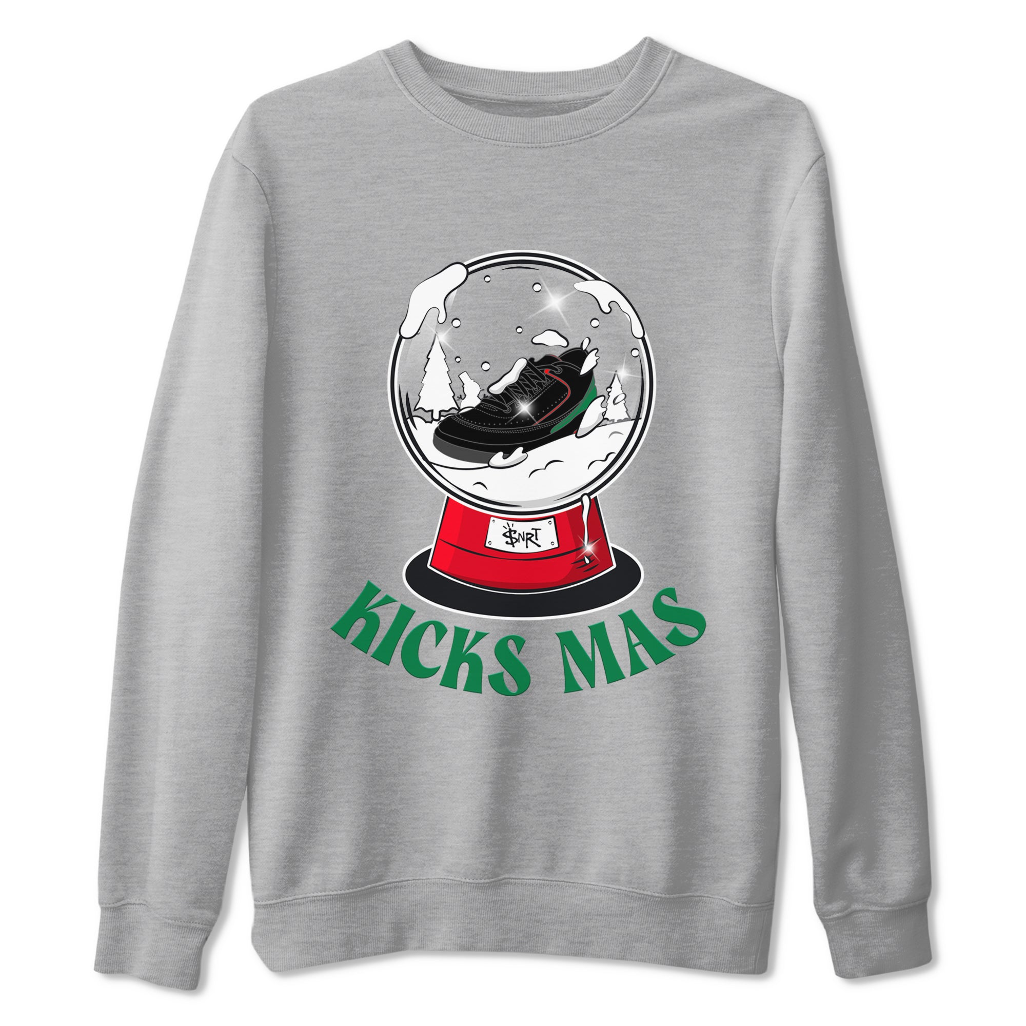 Snow Ball snkmatch Tee - Air Jordan 2 Christmas