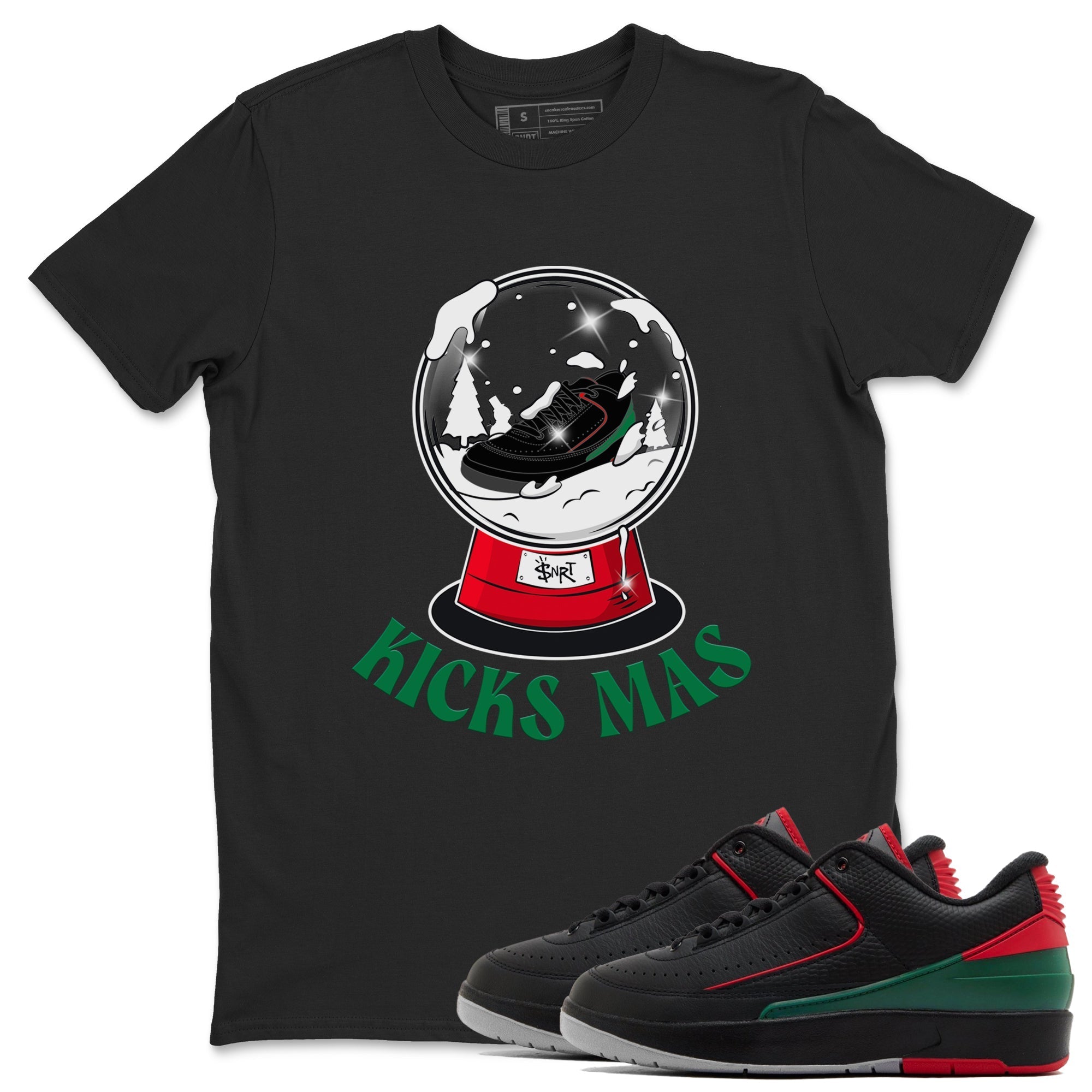 Snow Ball snkmatch Tee - Air Jordan 2 Christmas